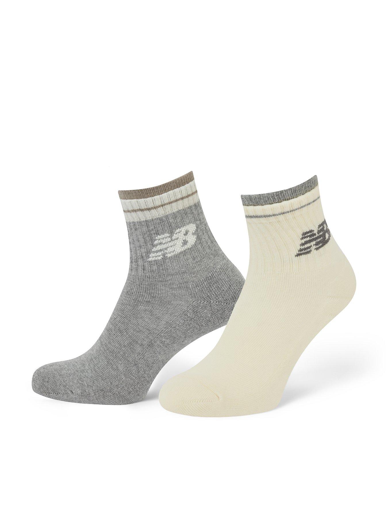  image of new-balance-layered-line-ankle-socks-2-pack-multi