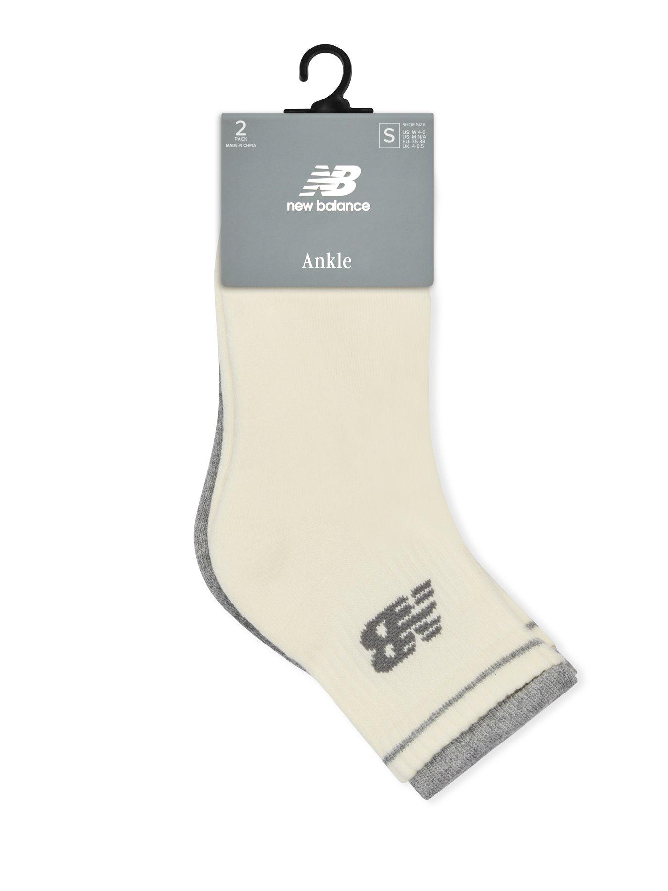  image of new-balance-layered-line-ankle-socks-2-pack-multi