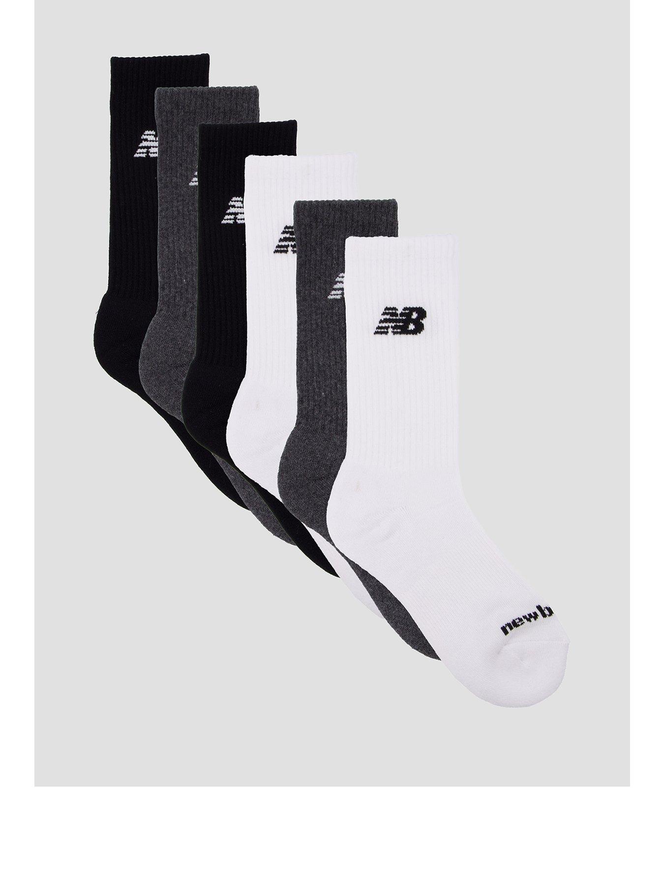 Image 1 of 3 of New Balance Everyday Crew Socks 6 Pack - Multi