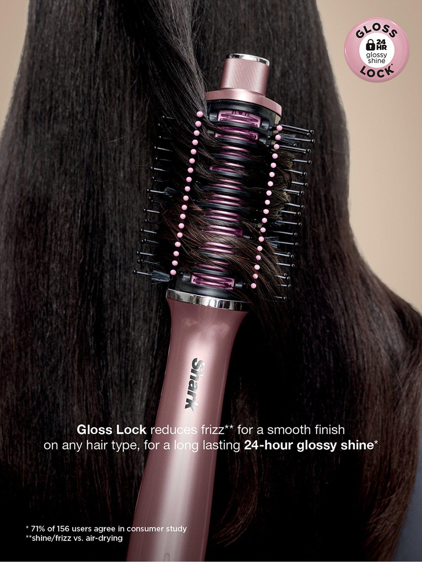 Image 3 of 7 of Shark Glossi 2-in-1 Hot Tool and Air Glosser Peony Pink HT302UKPK