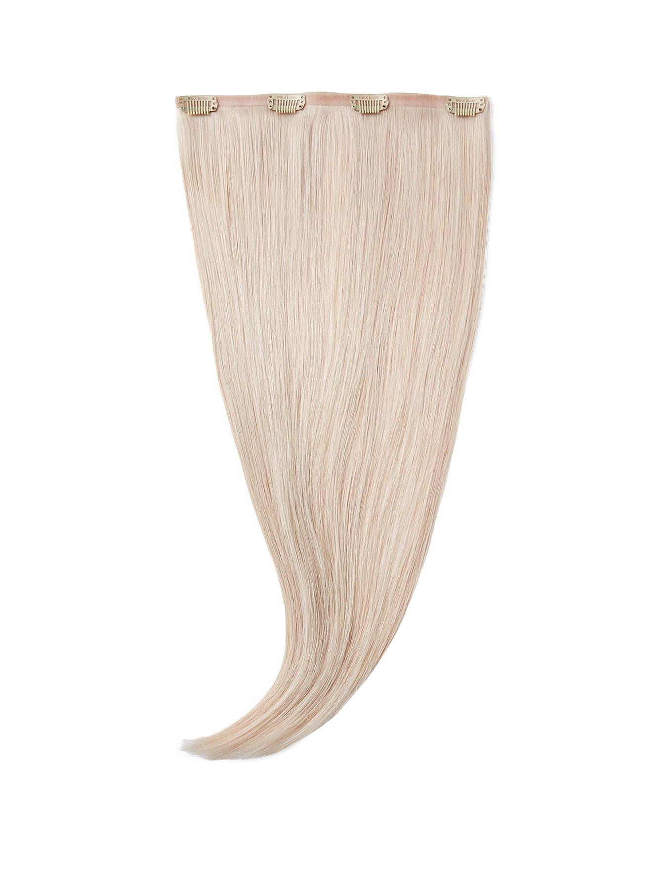 Image 1 of 8 of Beauty Works x Huda BARELY THERE Mix &amp; Match Volumiser 20" Bohemian Blonde