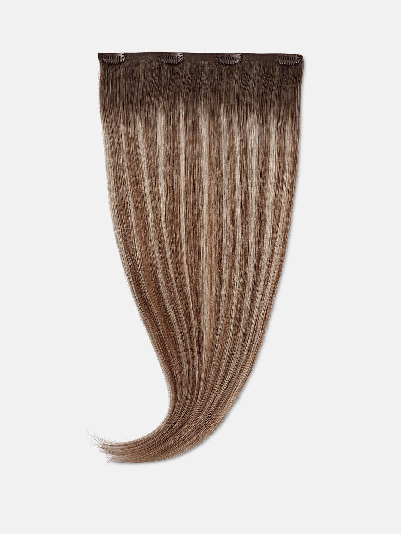 Image 1 of 8 of Beauty Works x Huda BARELY THERE Mix &amp; Match Volumiser 18" St Tropez Blonde