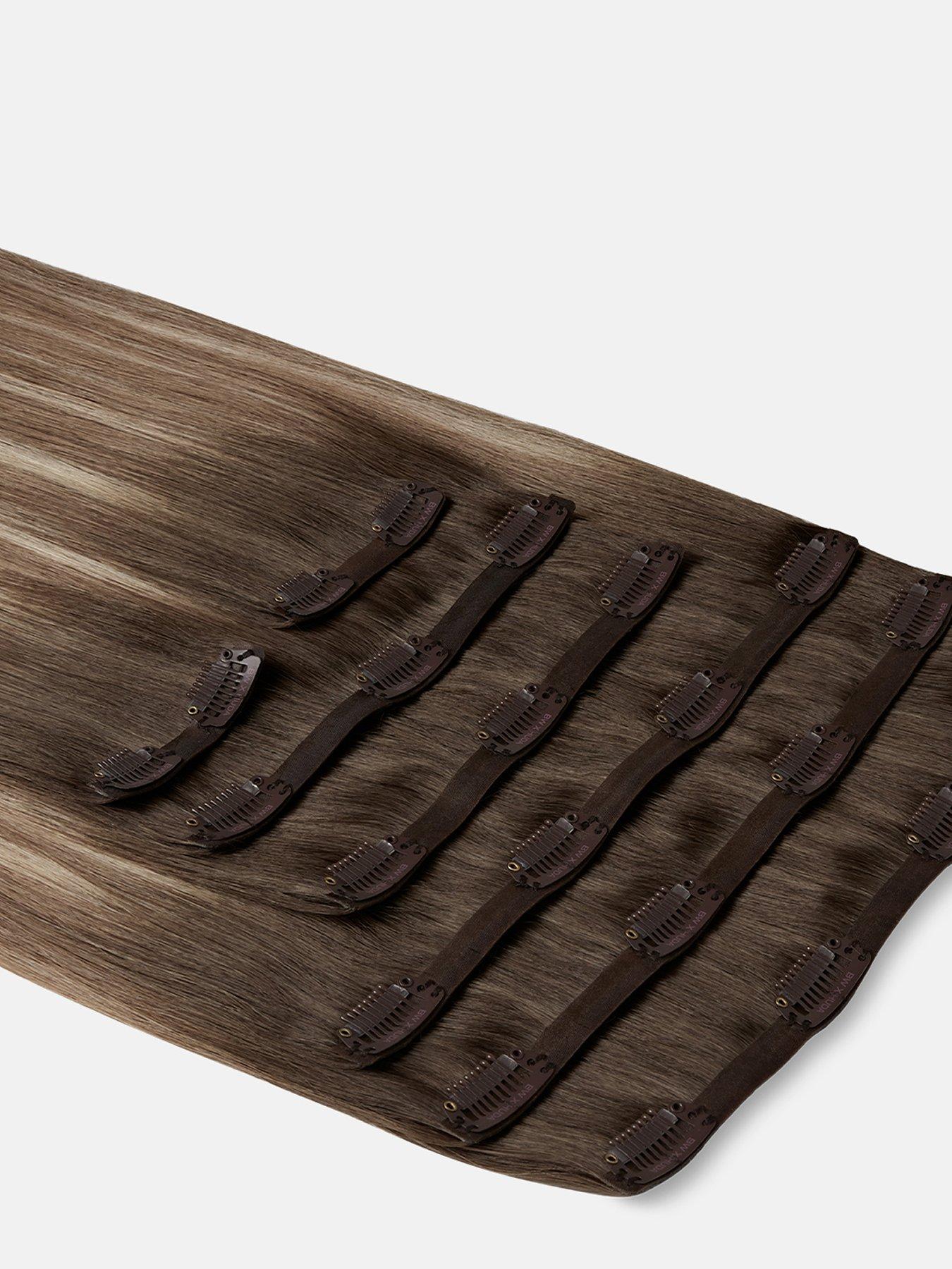 Beauty Works x Huda BARELY THERE Clip ins 18" St Tropez Blonde