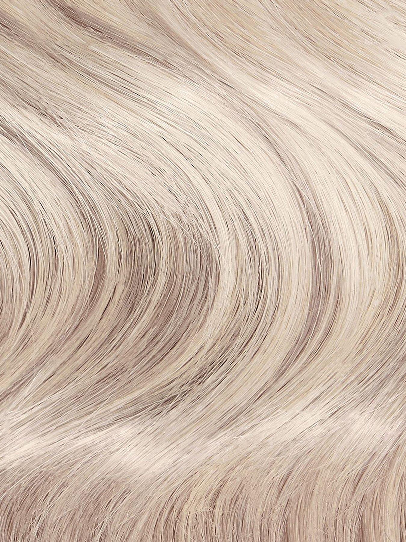 Image 2 of 7 of Beauty Works x Huda BARELY THERE Mix &amp; Match Duo 18" Iced Blonde