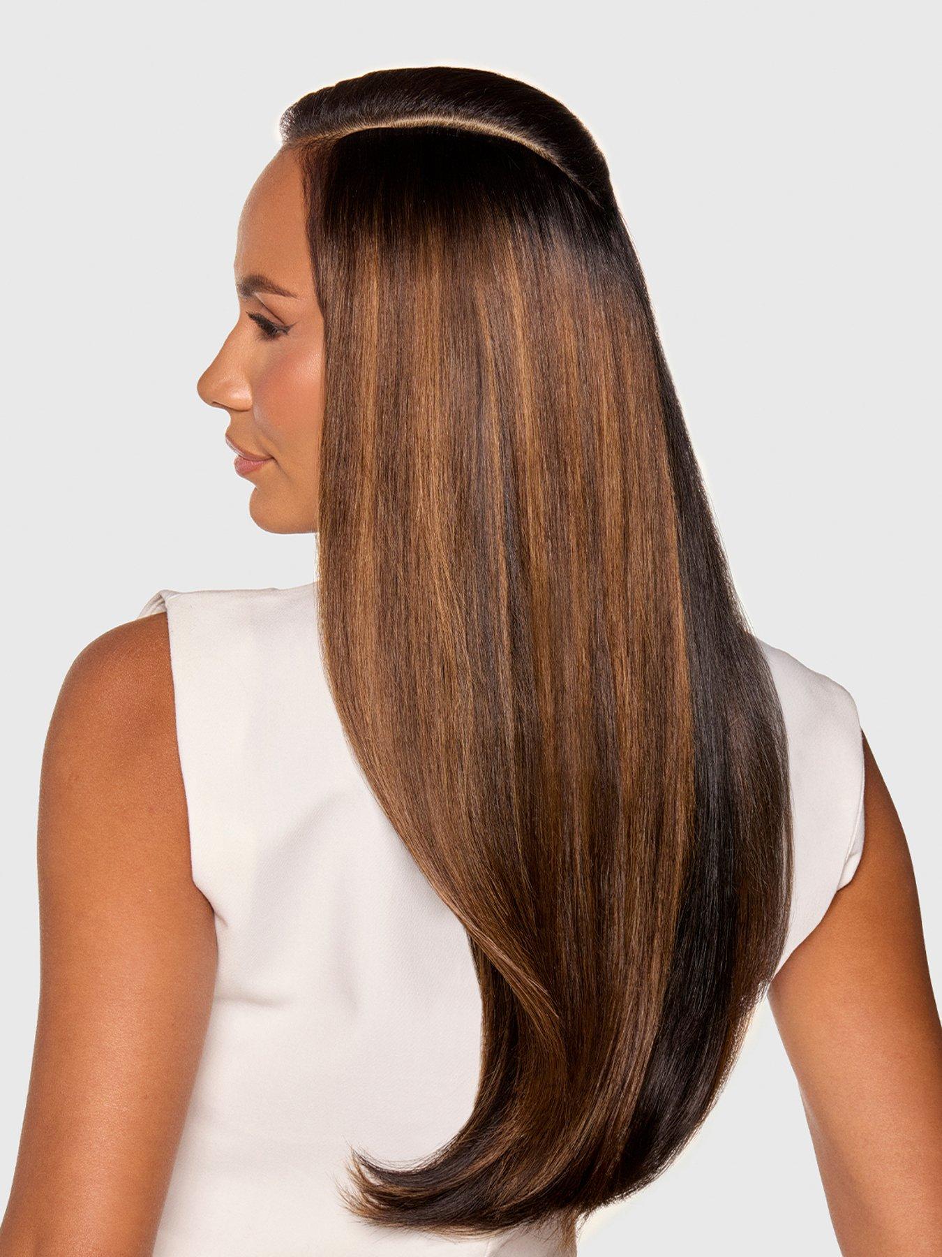 Image 4 of 7 of Beauty Works x Huda BARELY THERE Mix &amp; Match Duo 18" Sunset Boulevard