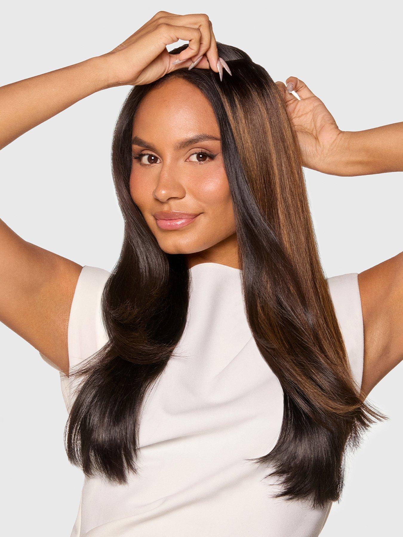 Image 3 of 7 of Beauty Works x Huda BARELY THERE Mix &amp; Match Duo 20" Huda