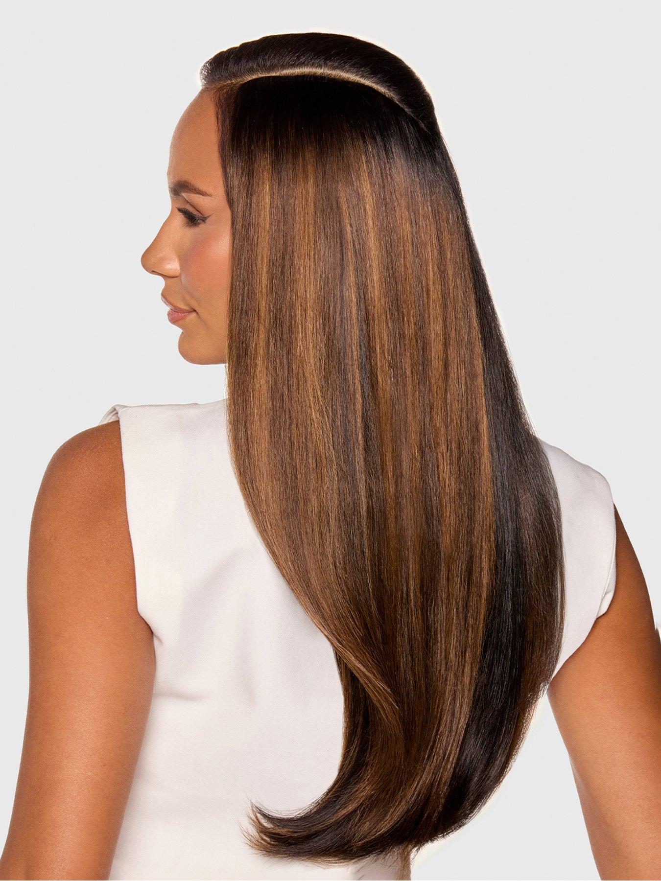 Image 4 of 6 of Beauty Works x Huda BARELY THERE Mix &amp; Match Duo 20" Spiced Oud