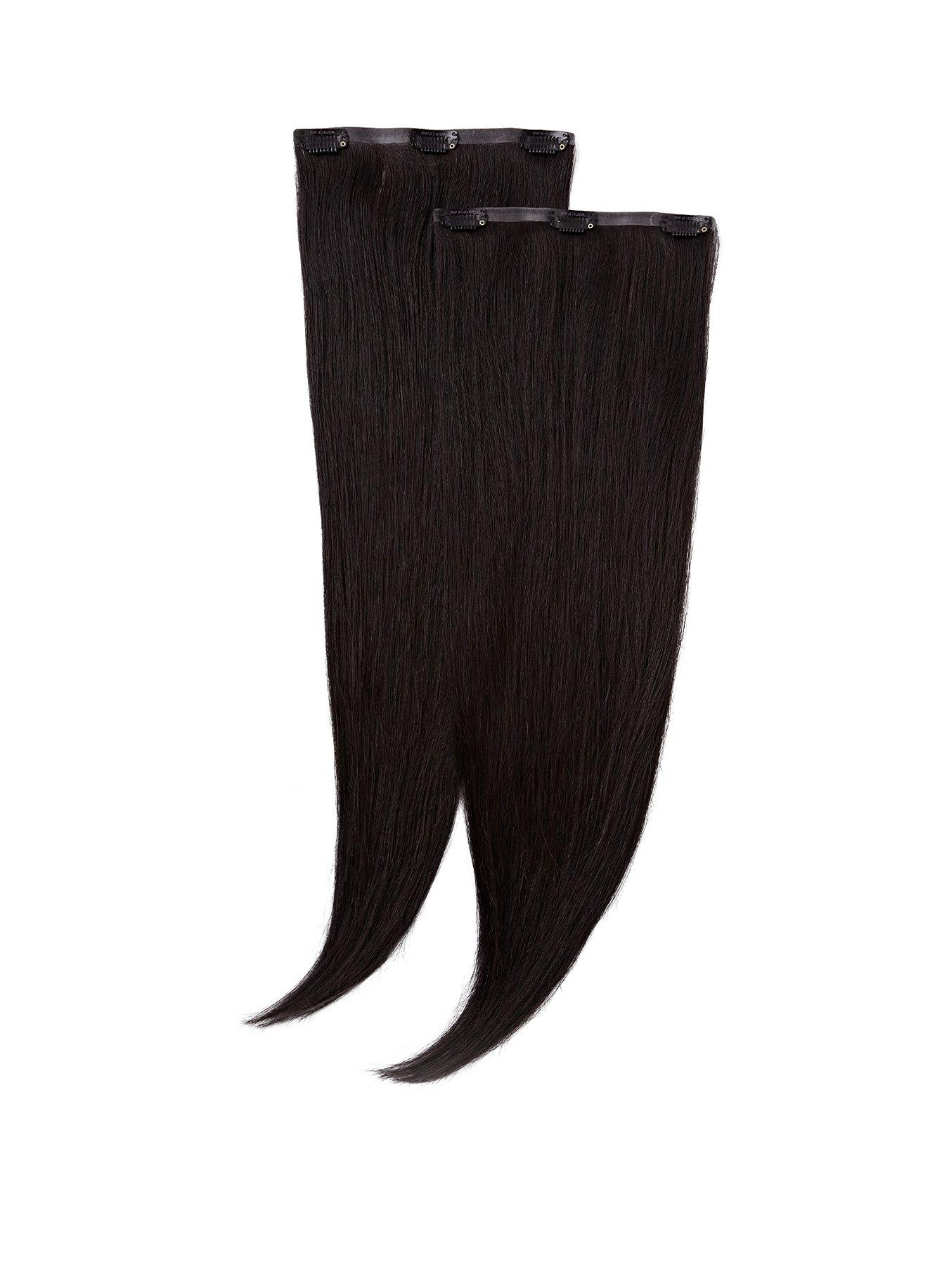 Image 1 of 7 of Beauty Works x Huda BARELY THERE Mix &amp; Match Duo 20" Midnight Kohl