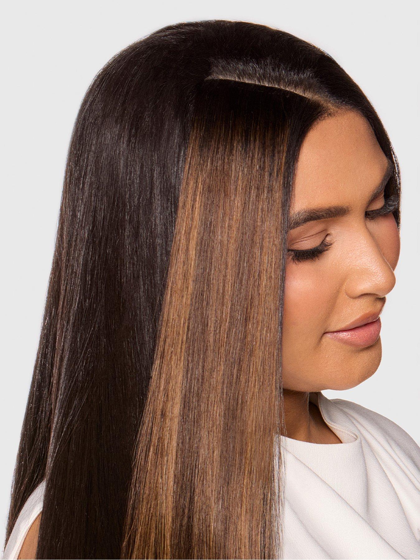 Image 4 of 8 of Beauty Works x Huda BARELY THERE Mix &amp; Match Minis 20" Bohemian Blonde