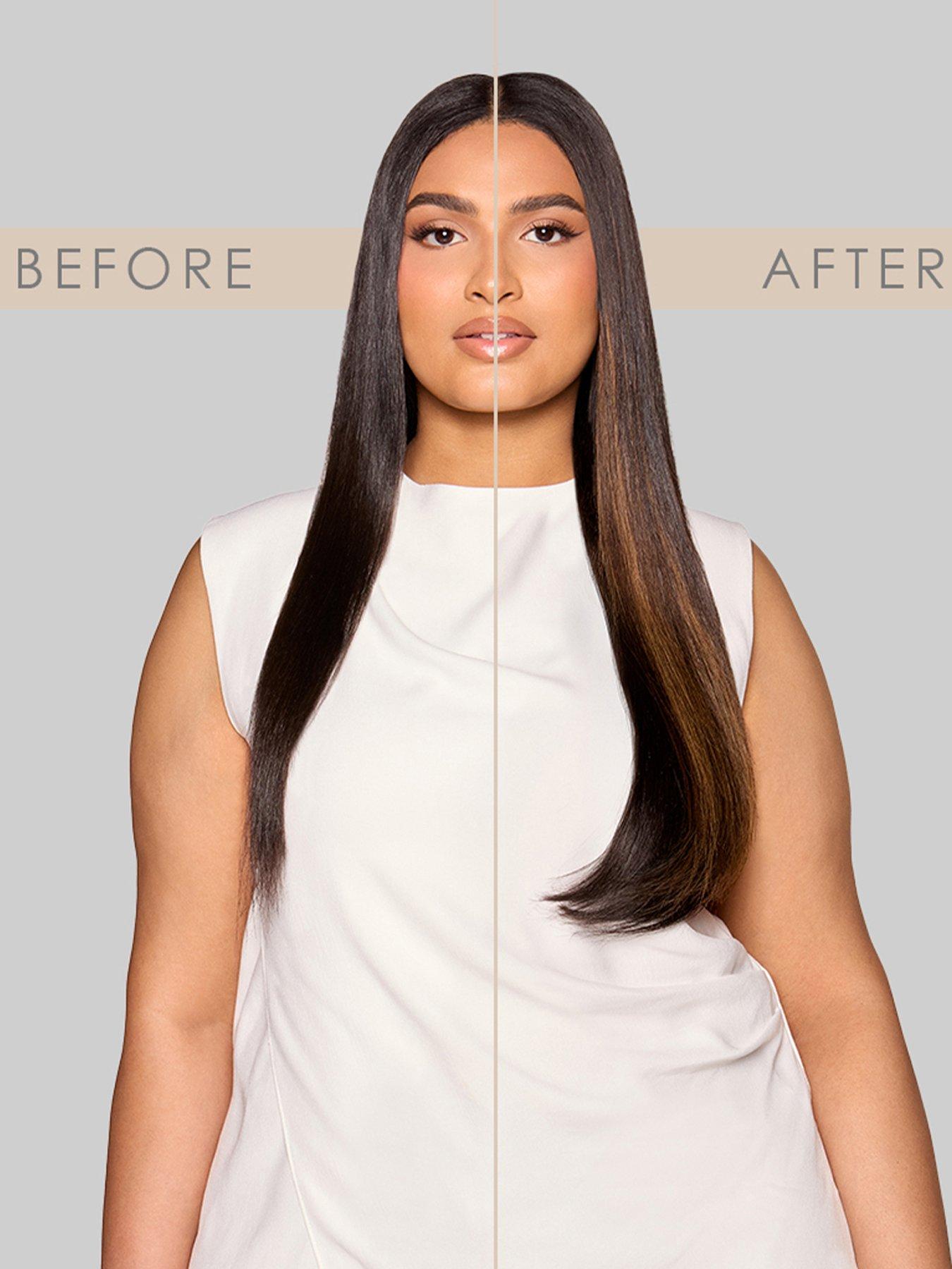 Image 7 of 8 of Beauty Works x Huda BARELY THERE Mix &amp; Match Minis 20" Bohemian Blonde