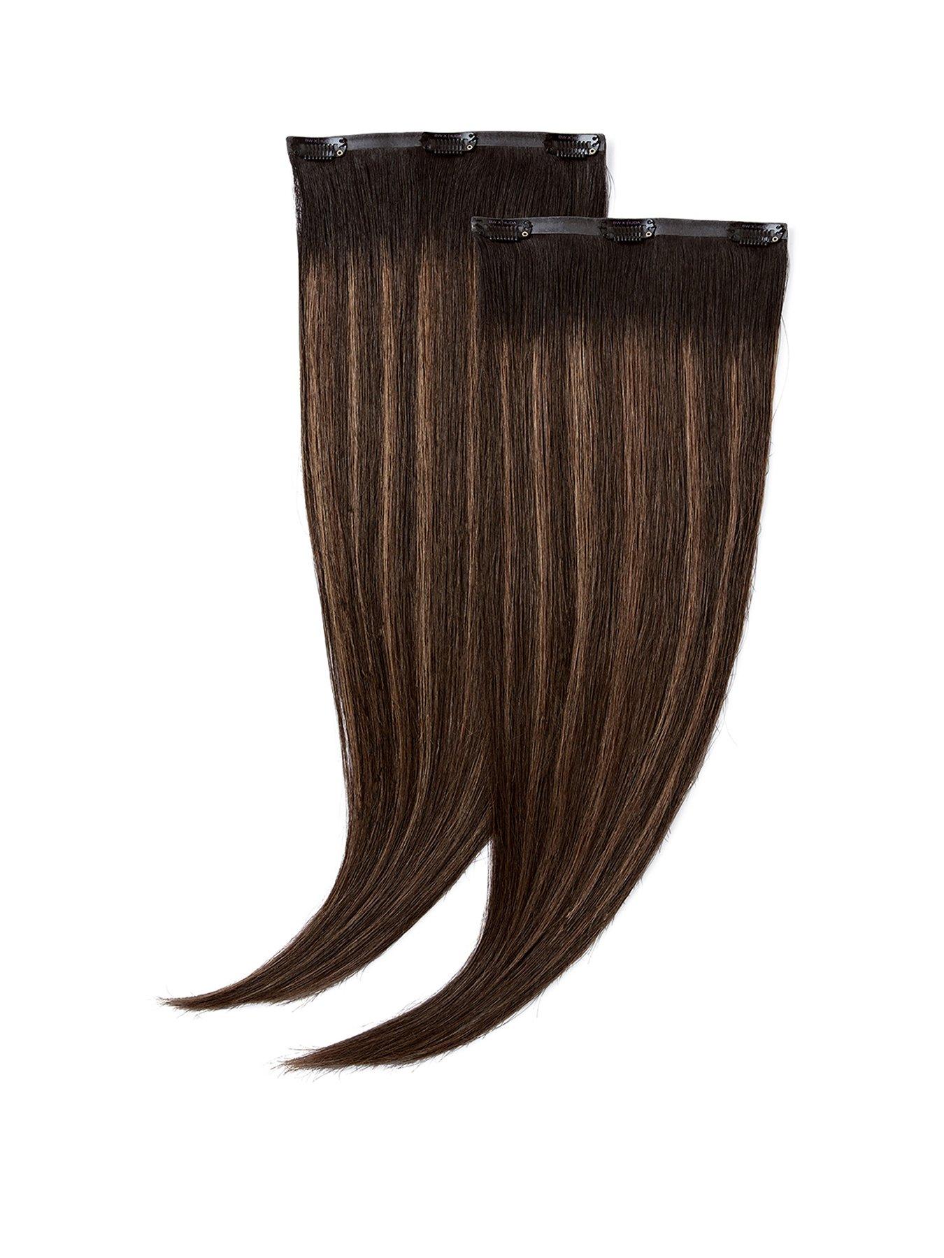 Image 1 of 7 of Beauty Works x Huda BARELY THERE Mix & Match Duo 18" Huda