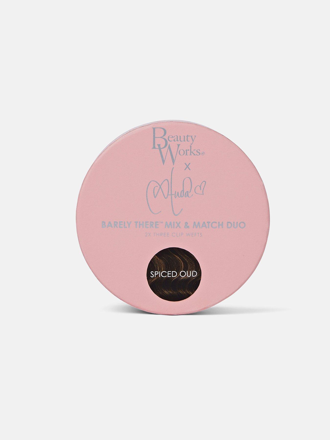 Image 6 of 7 of Beauty Works x Huda BARELY THERE Mix &amp; Match Duo 18" Spiced Oud