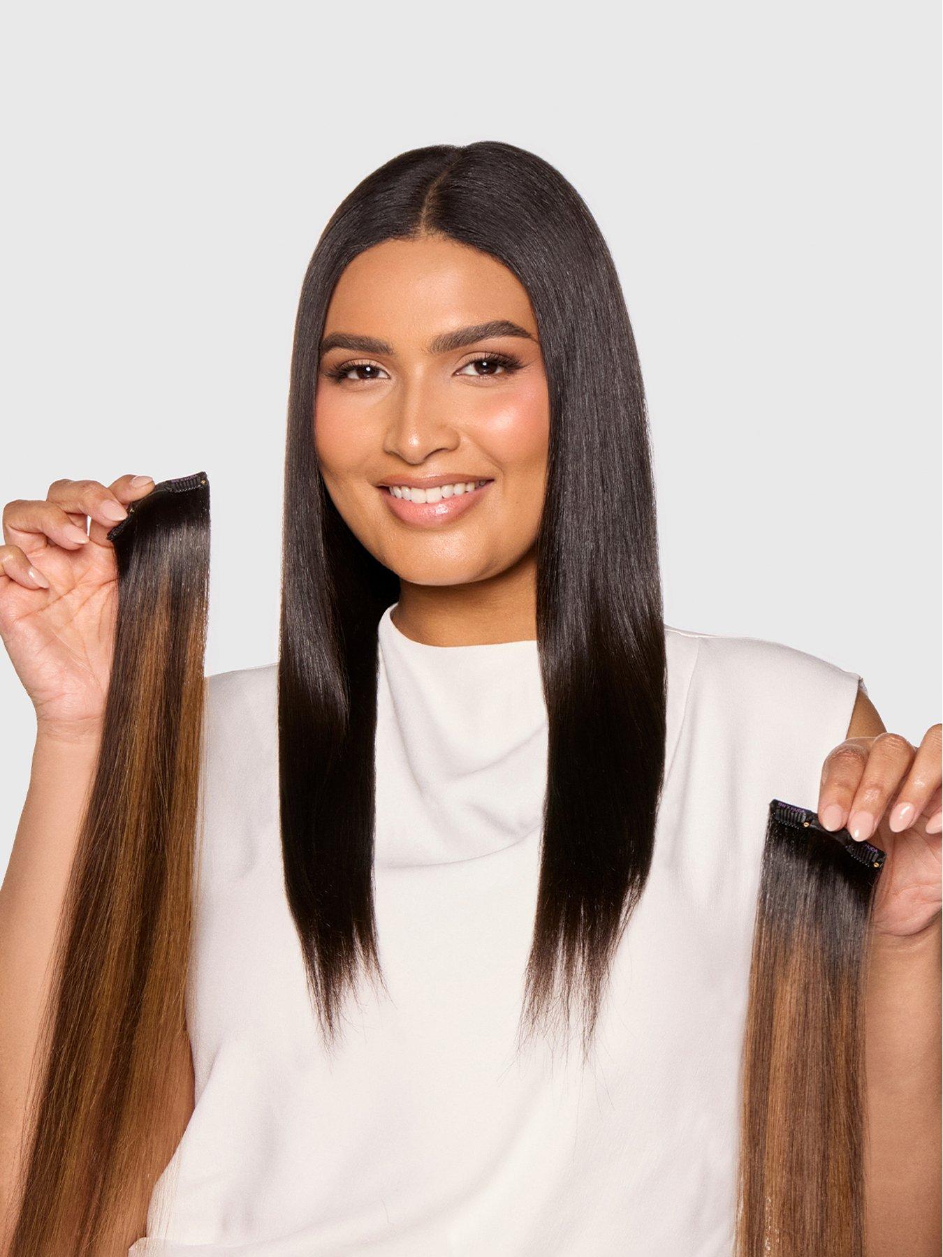 Image 3 of 8 of Beauty Works x Huda BARELY THERE Mix &amp; Match Minis 20" Desert Dune