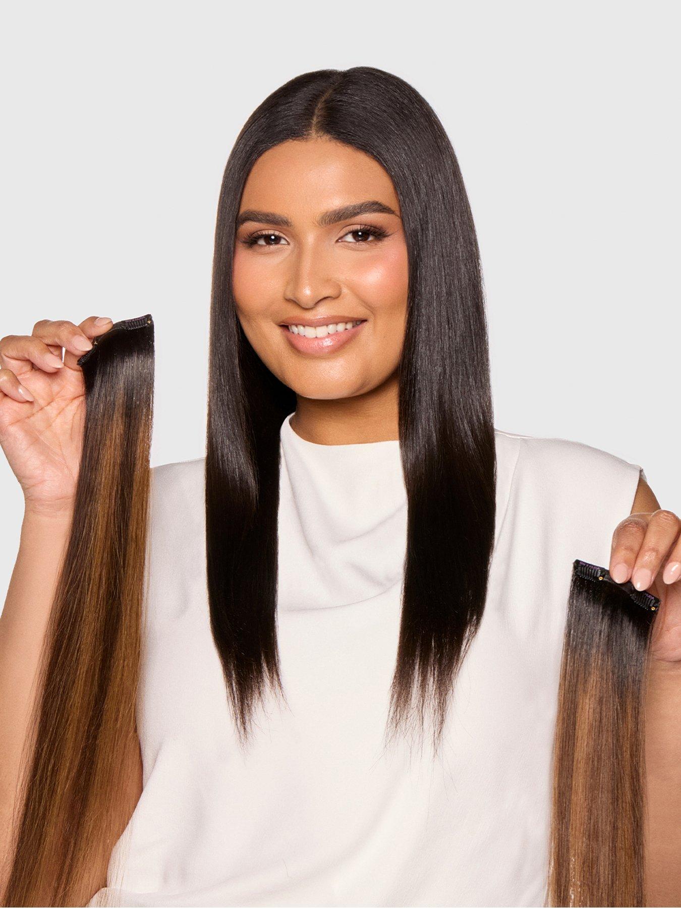 Image 3 of 8 of Beauty Works x Huda BARELY THERE Mix &amp; Match Minis 18" Huda