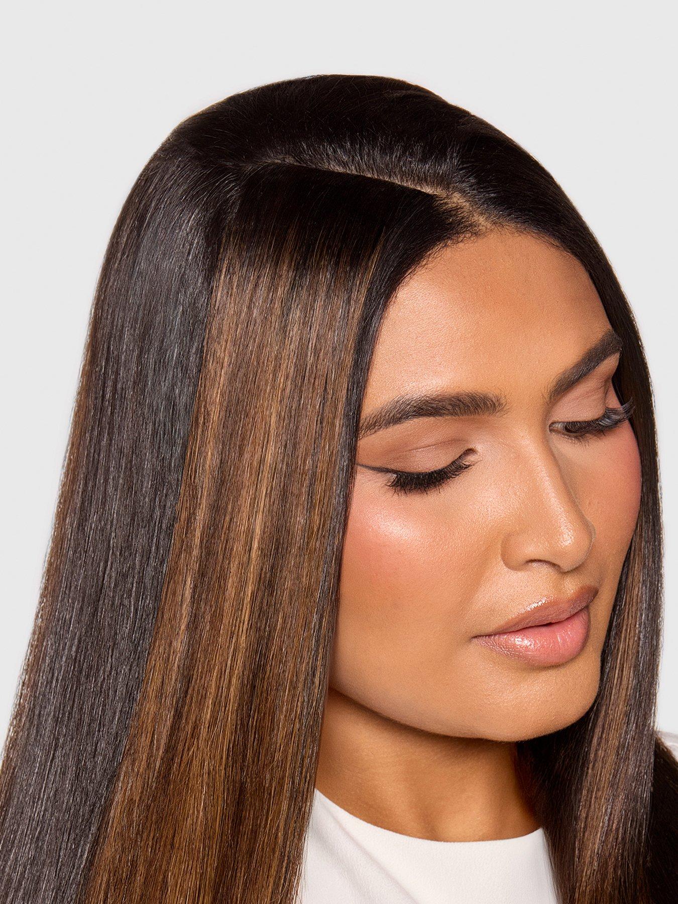 Image 4 of 8 of Beauty Works x Huda BARELY THERE Mix &amp; Match Minis 18" Huda