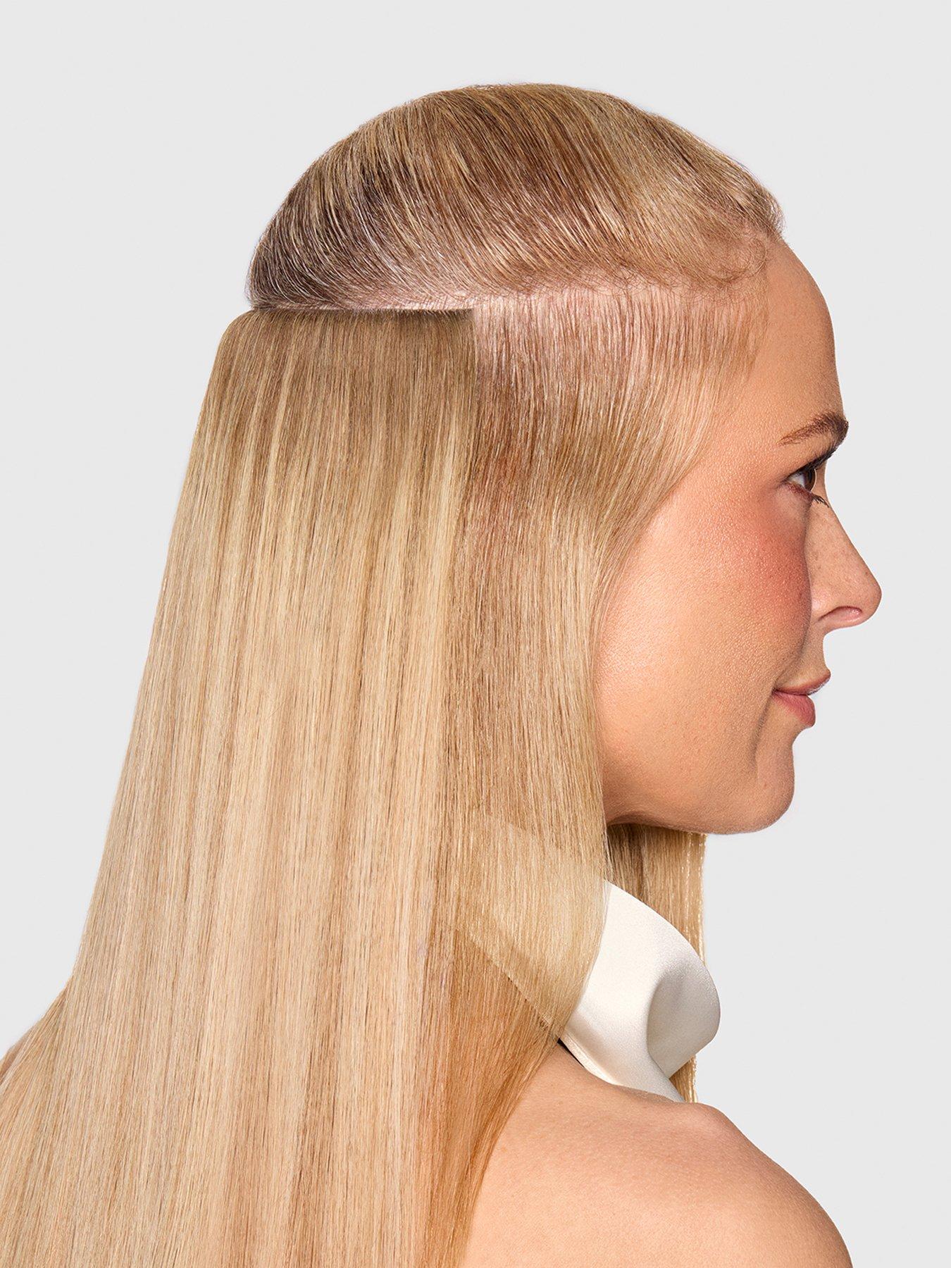 Image 4 of 8 of Beauty Works x Huda BARELY THERE Mix &amp; Match Volumiser 18" Iced Blonde