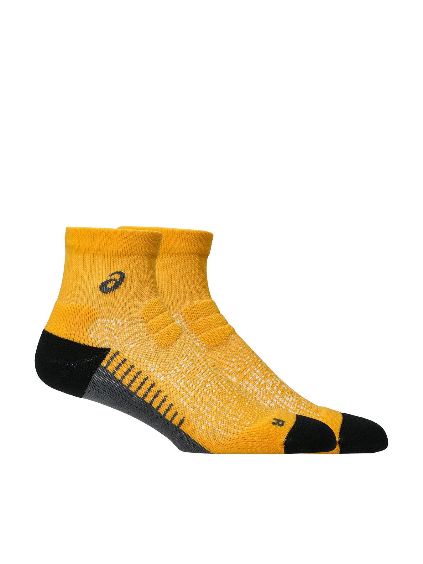  image of asics-unisex-running-quarter-socks-orange