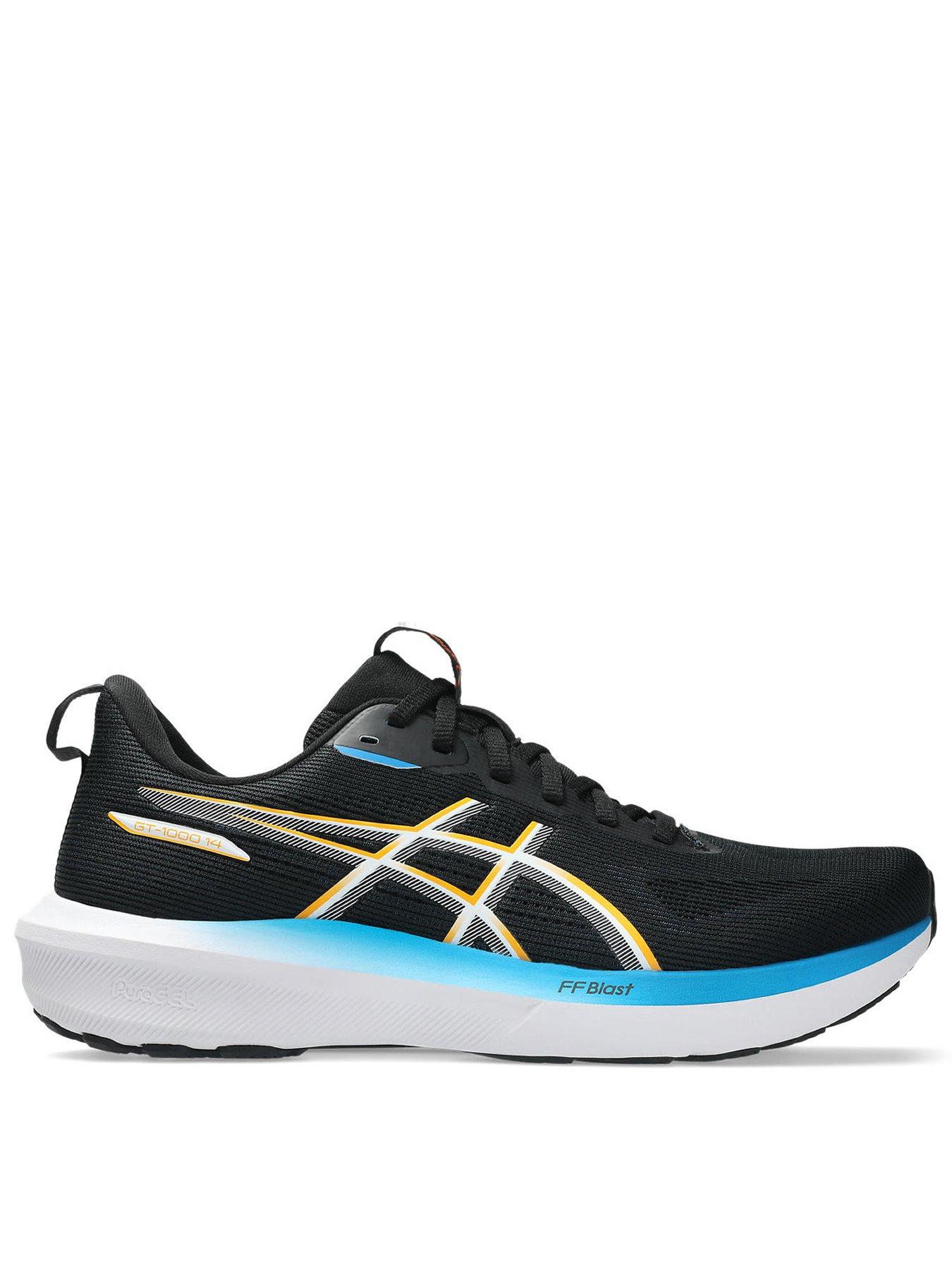  image of asics-mens-running-gt-1000-14-trainers-black