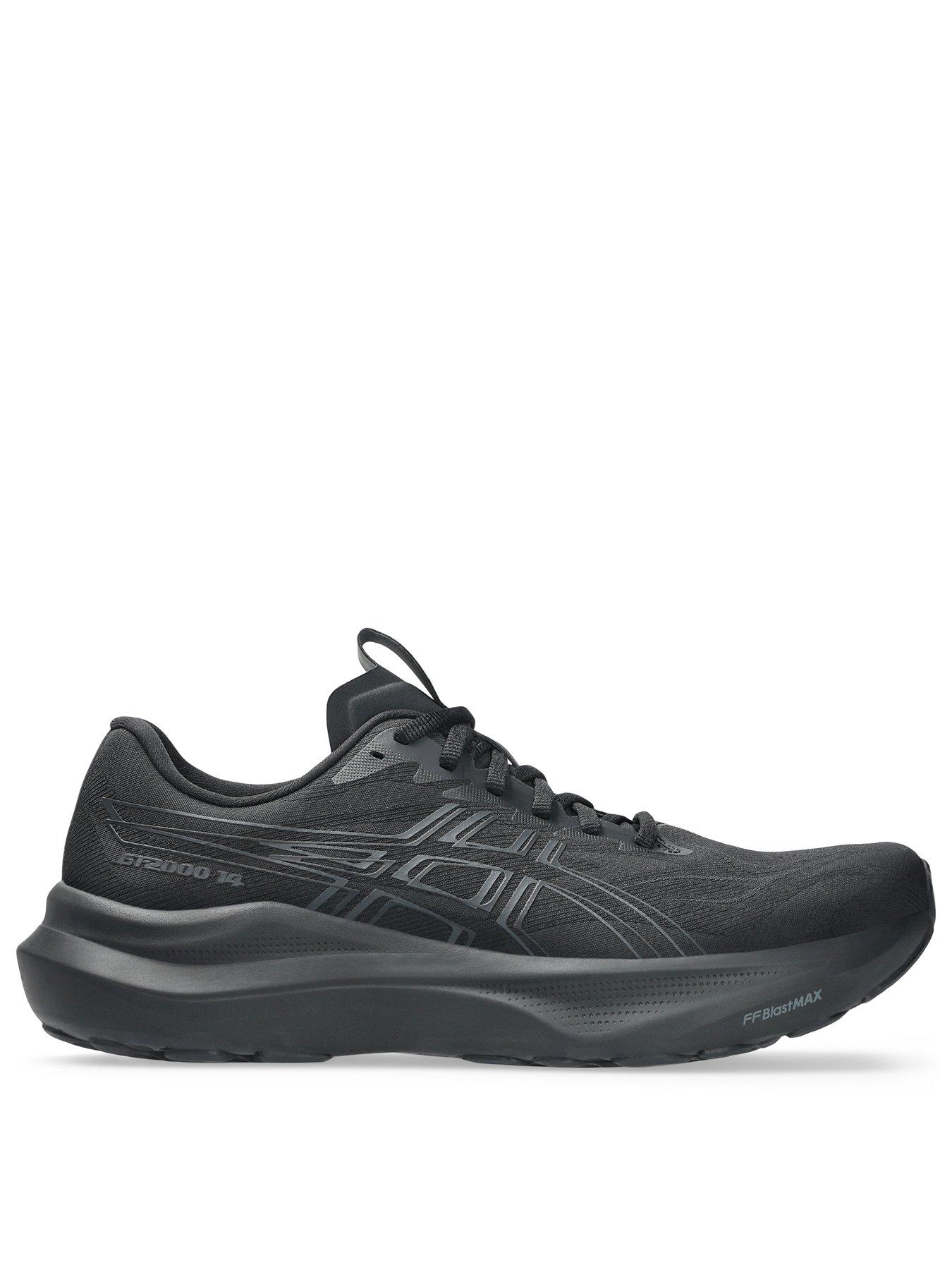 Asics Mens Running Gt-2000 14 Trainers - Black/Grey