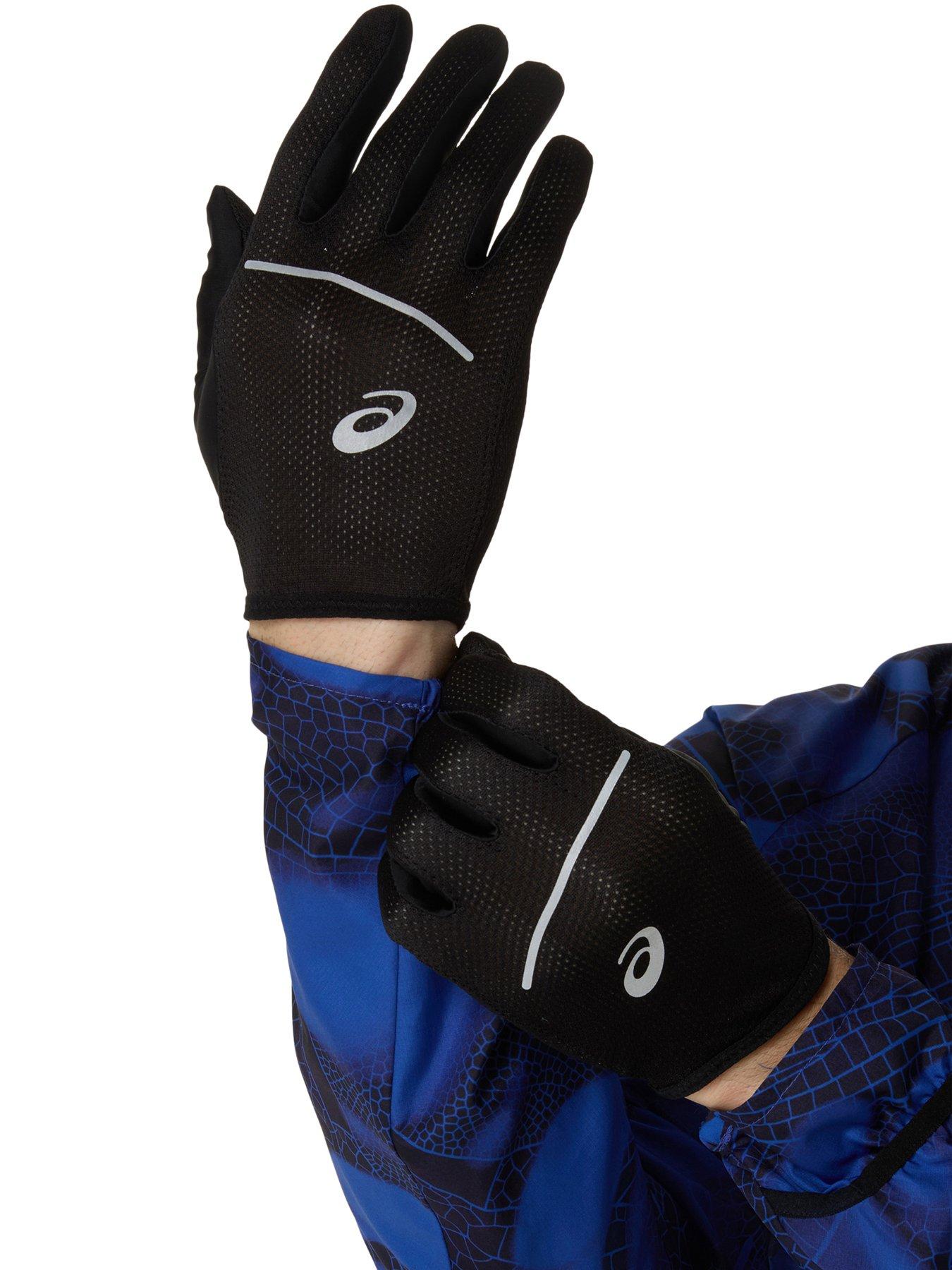  image of asics-unisex-running-gloves-black