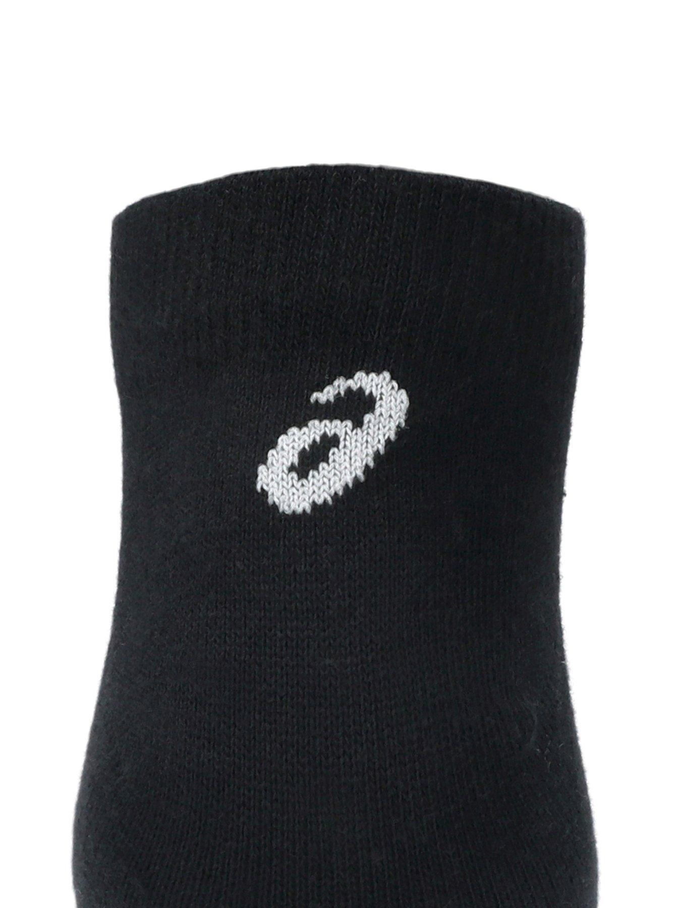  image of asics-unisex-running-3-pack-ankle-socks-black