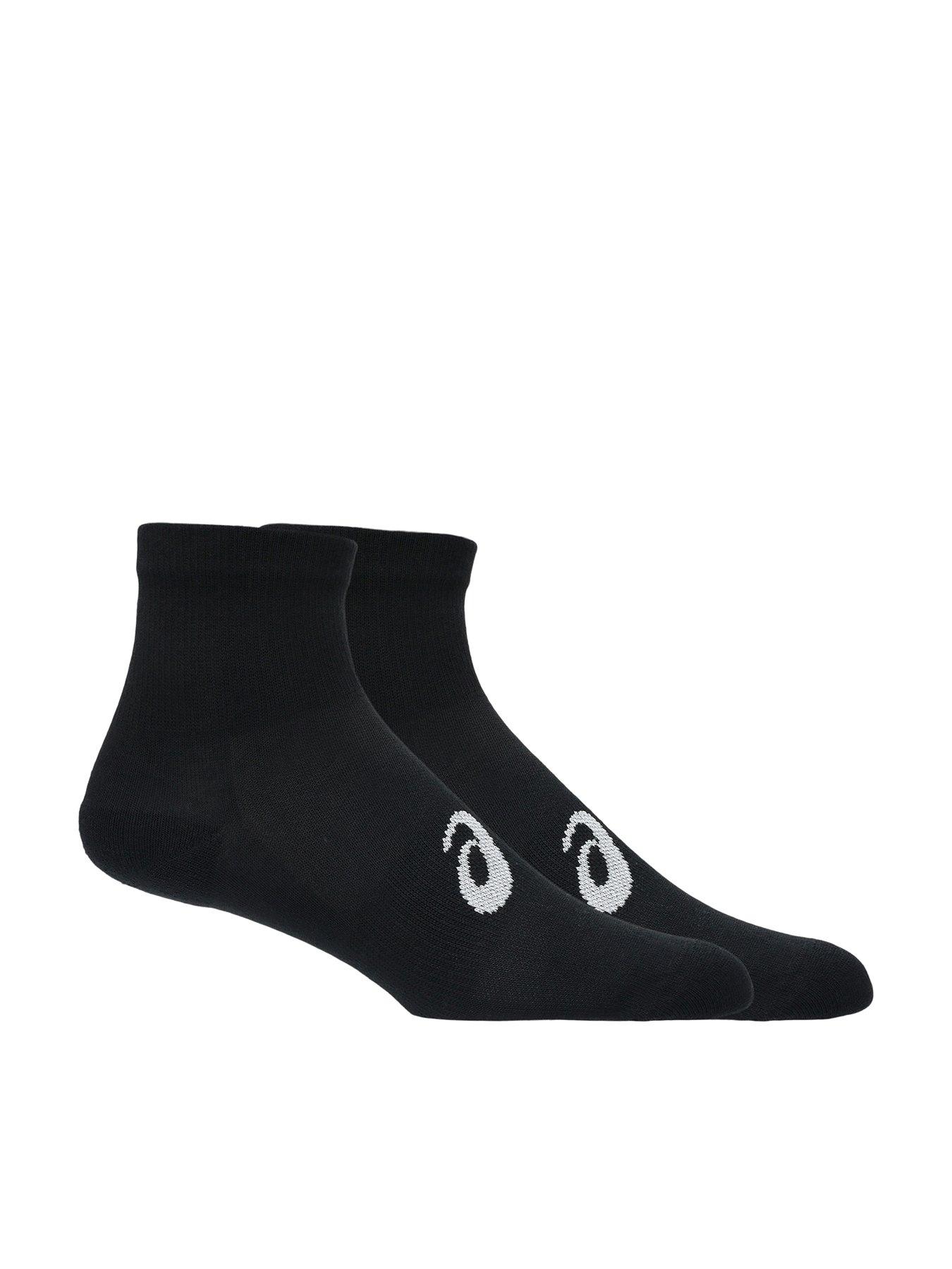  image of asics-unisex-running-3-pack-quarter-socks-black