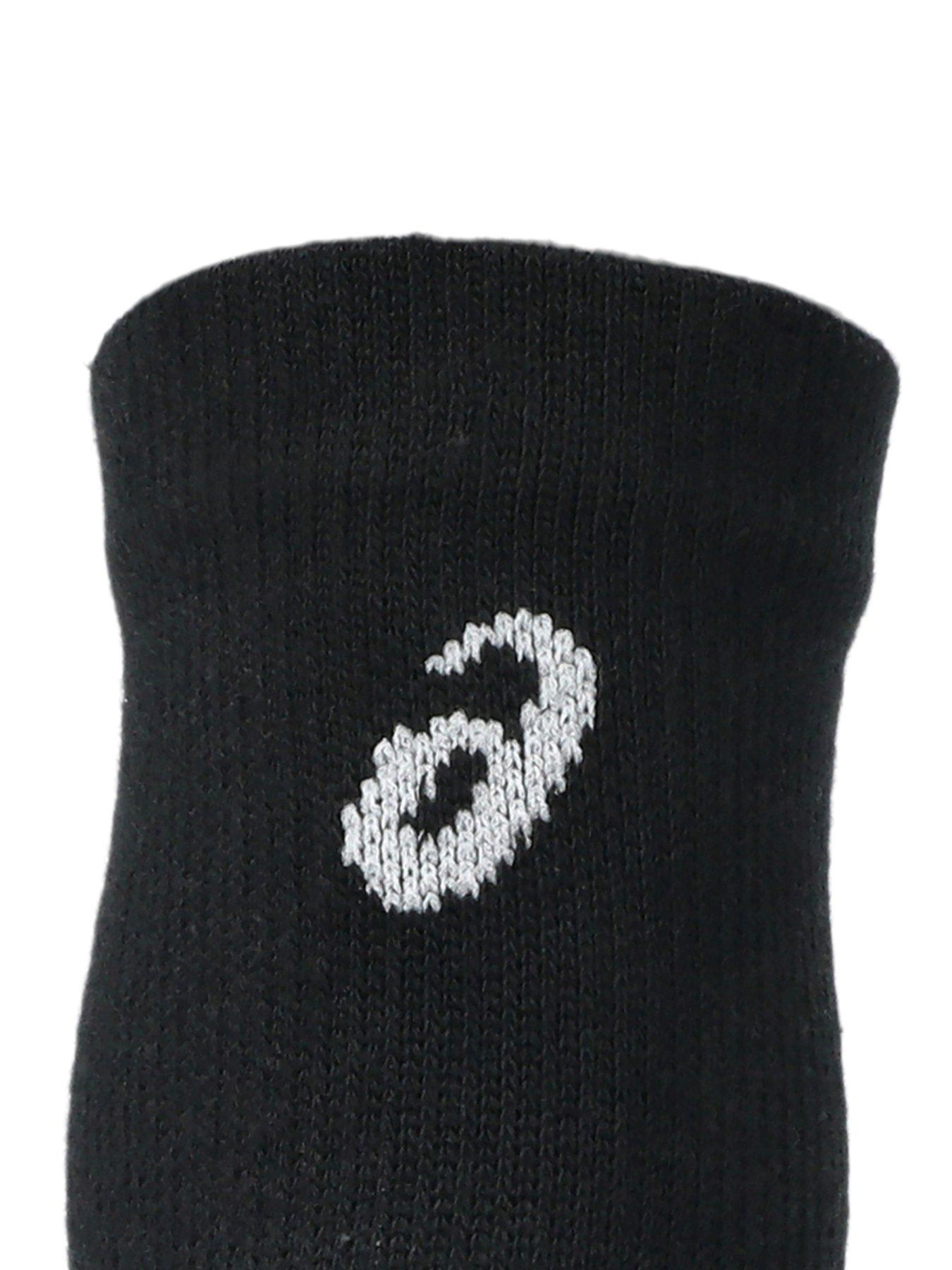  image of asics-unisex-running-3-pack-quarter-socks-black