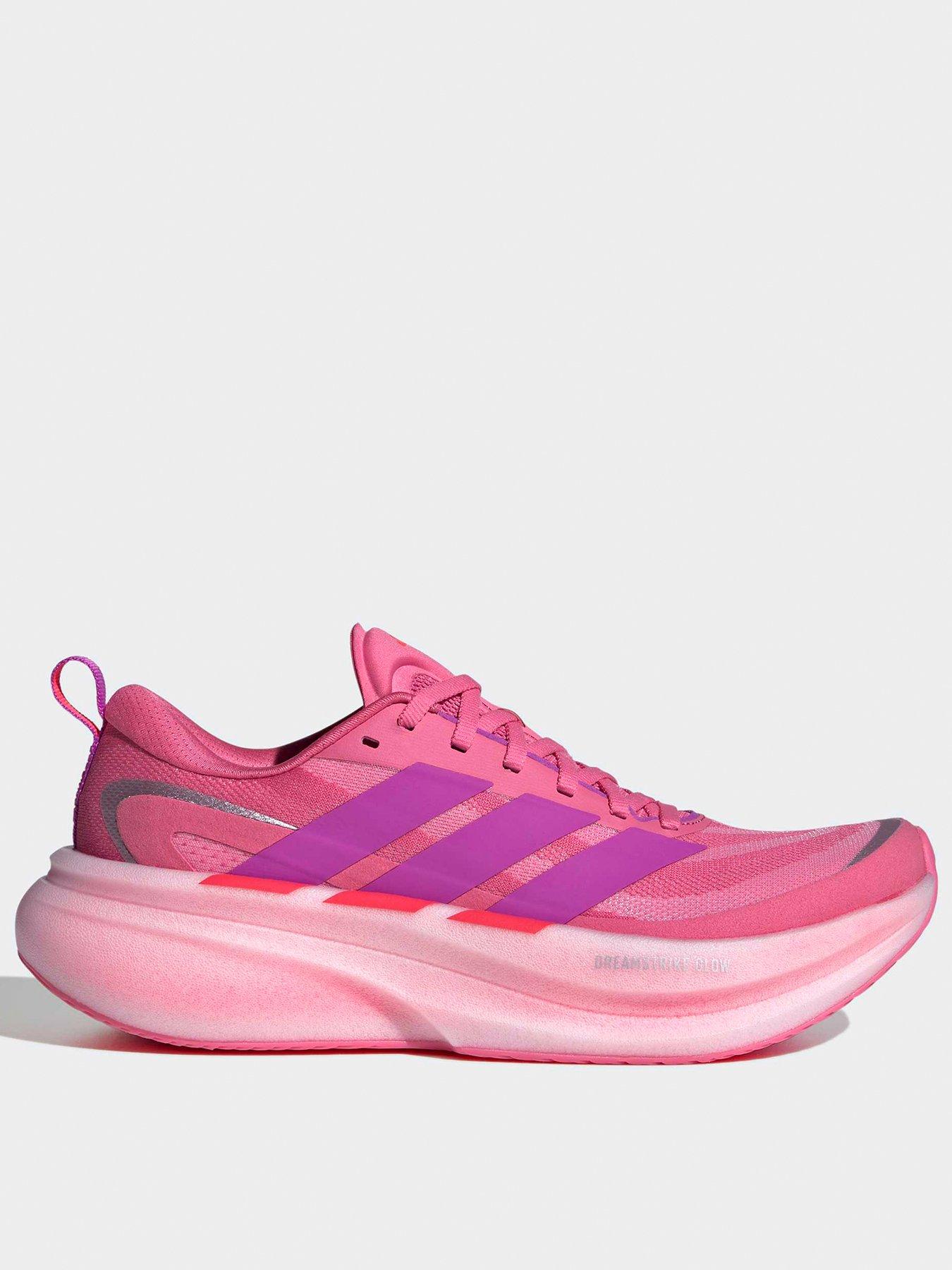  image of adidas-womens-running-supernova-glide-trainers-pink