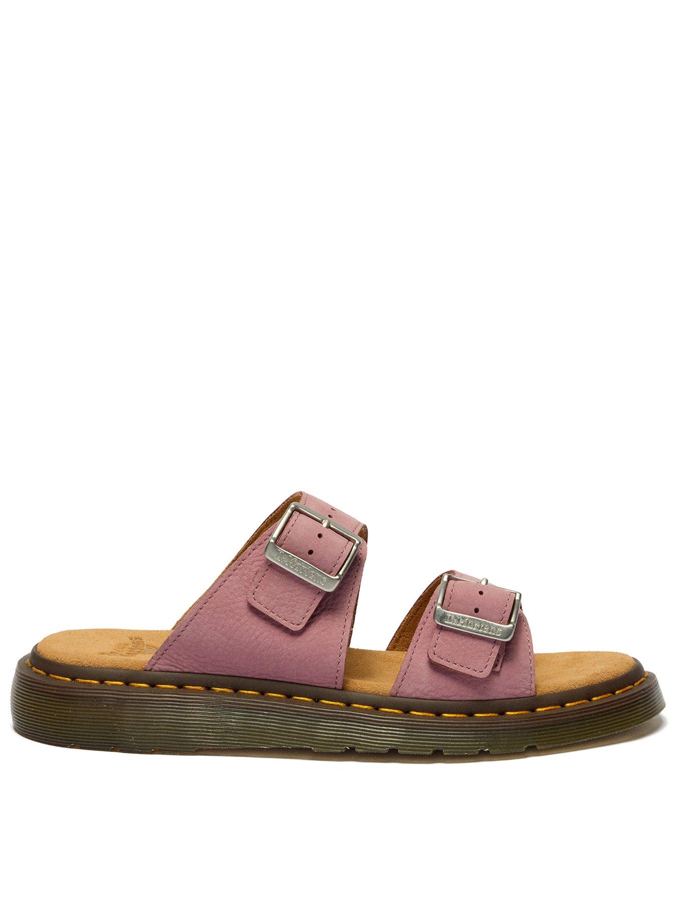 Dr Martens Josef Slide Sandal - Dusty Rose Milled Nubuck  display picture 1