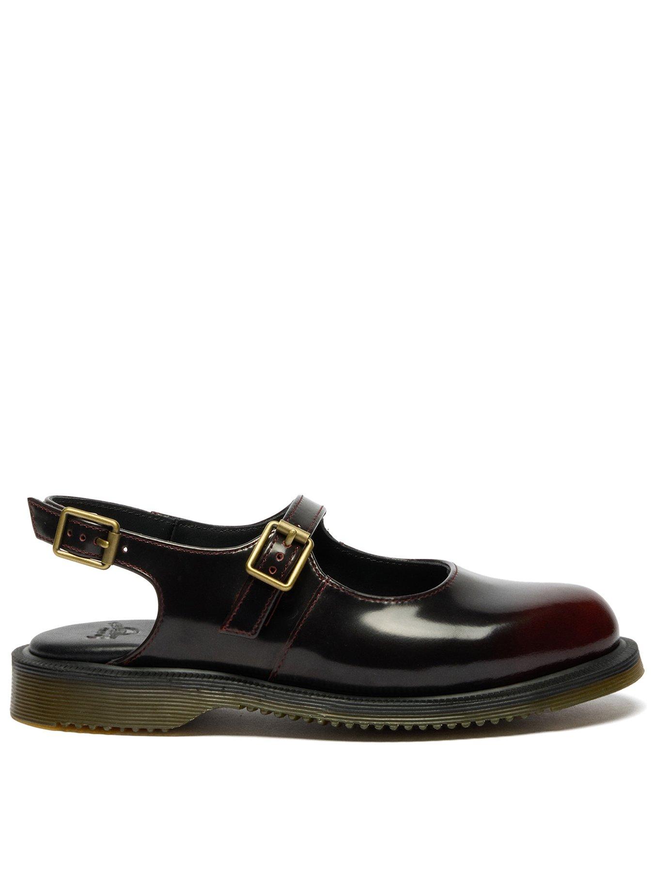 front image of dr-martens-madaline-mary-jane-cherry-arcadia-red