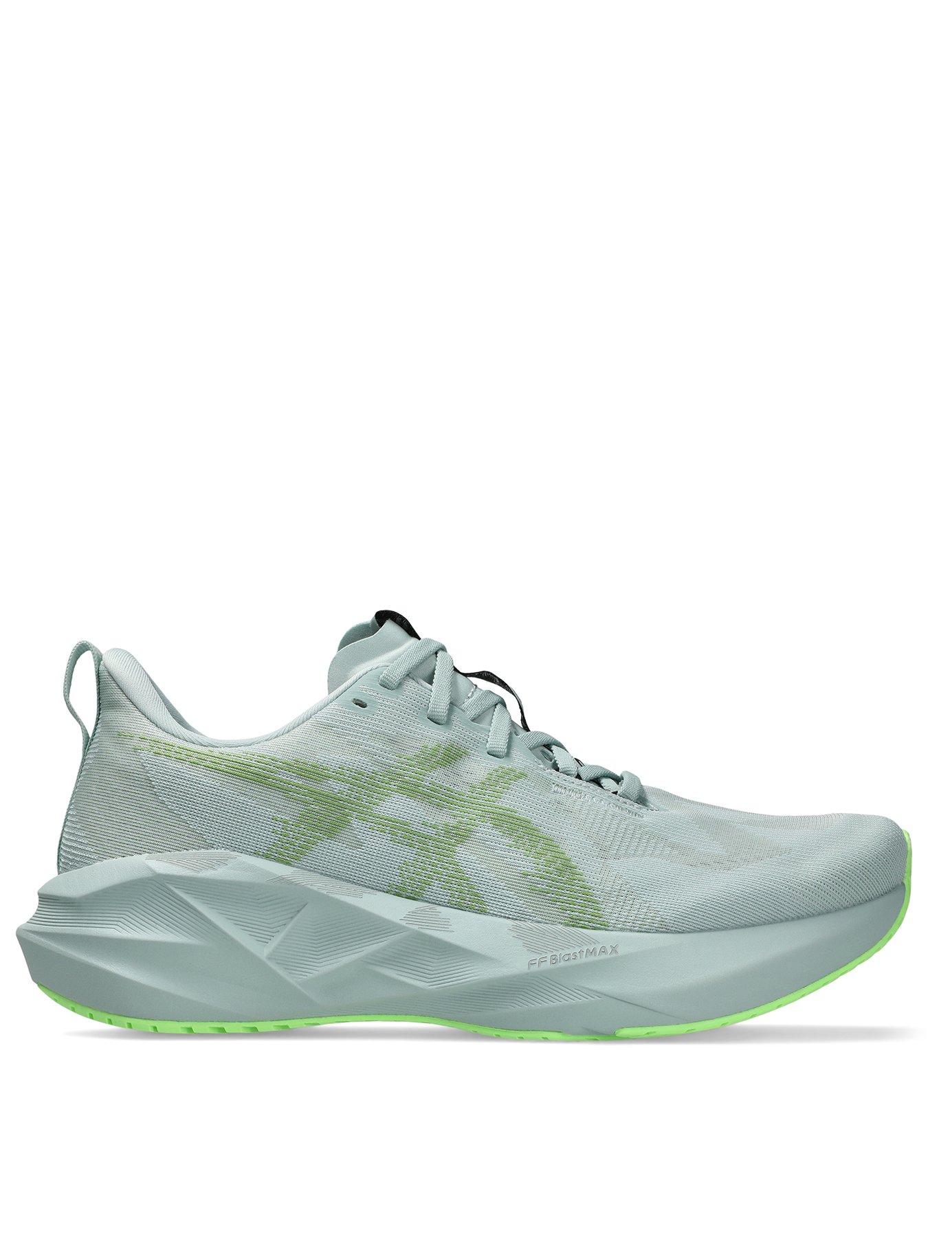 asics-mens-running-novablast-5-trainers-green