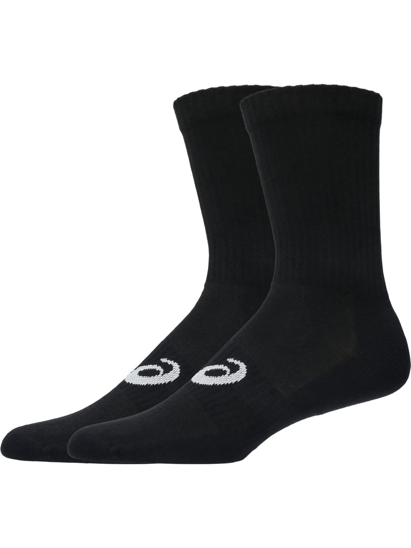 Image 2 of 3 of Asics Unisex Running 3 Pack Crew Socks - Black