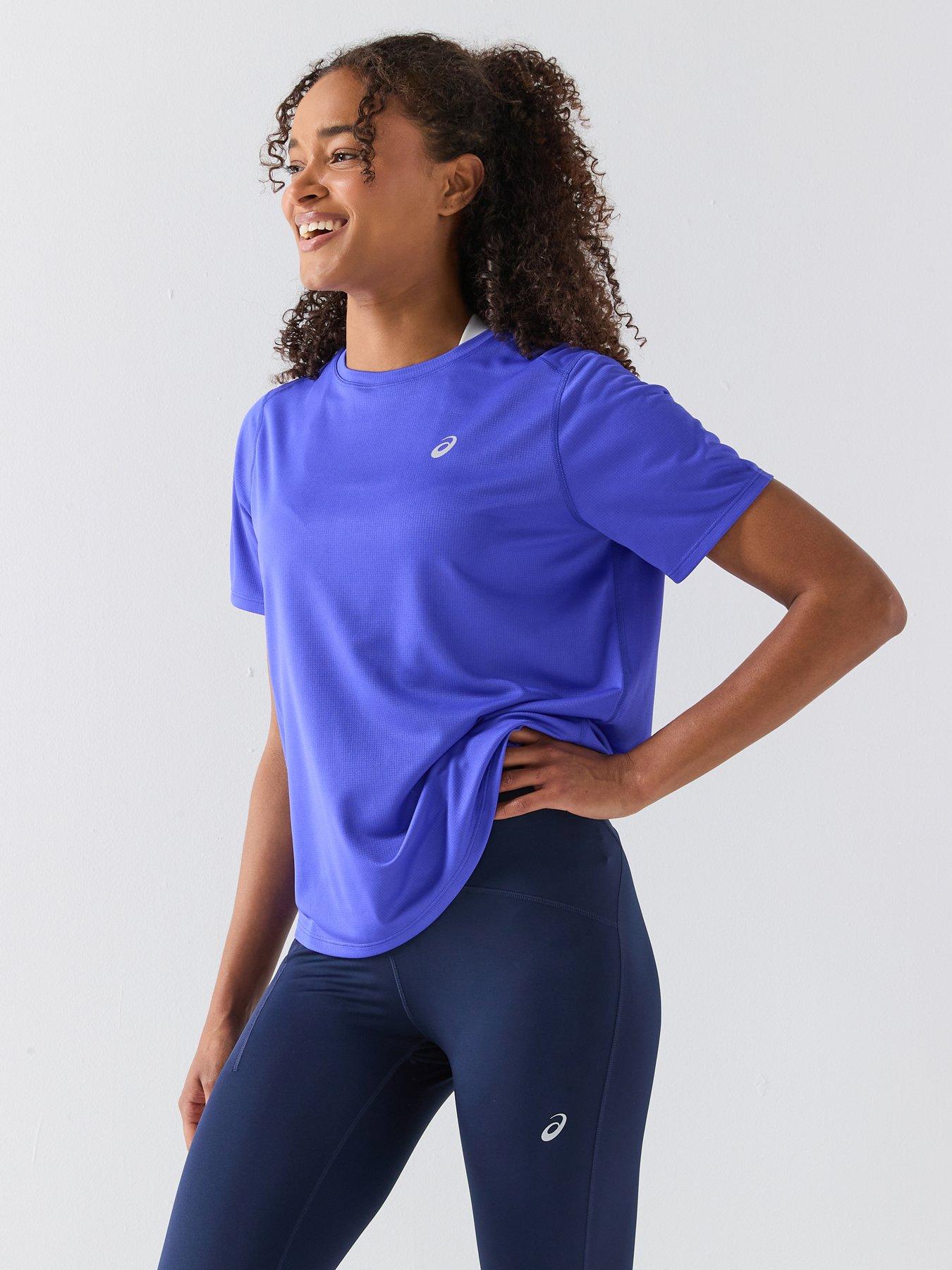 Image 1 of 5 of Asics Womens Running Core T-Shirt - Blue
