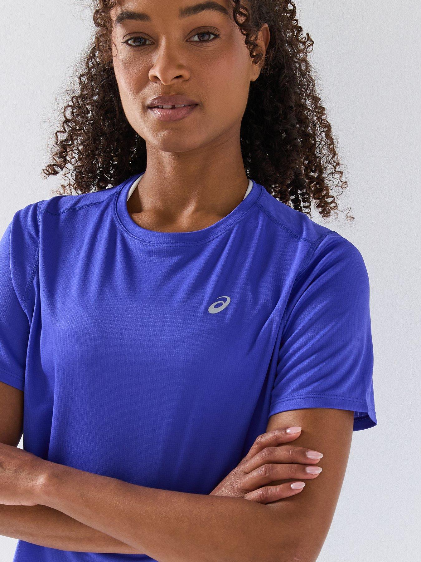 Image 4 of 5 of Asics Womens Running Core T-Shirt - Blue