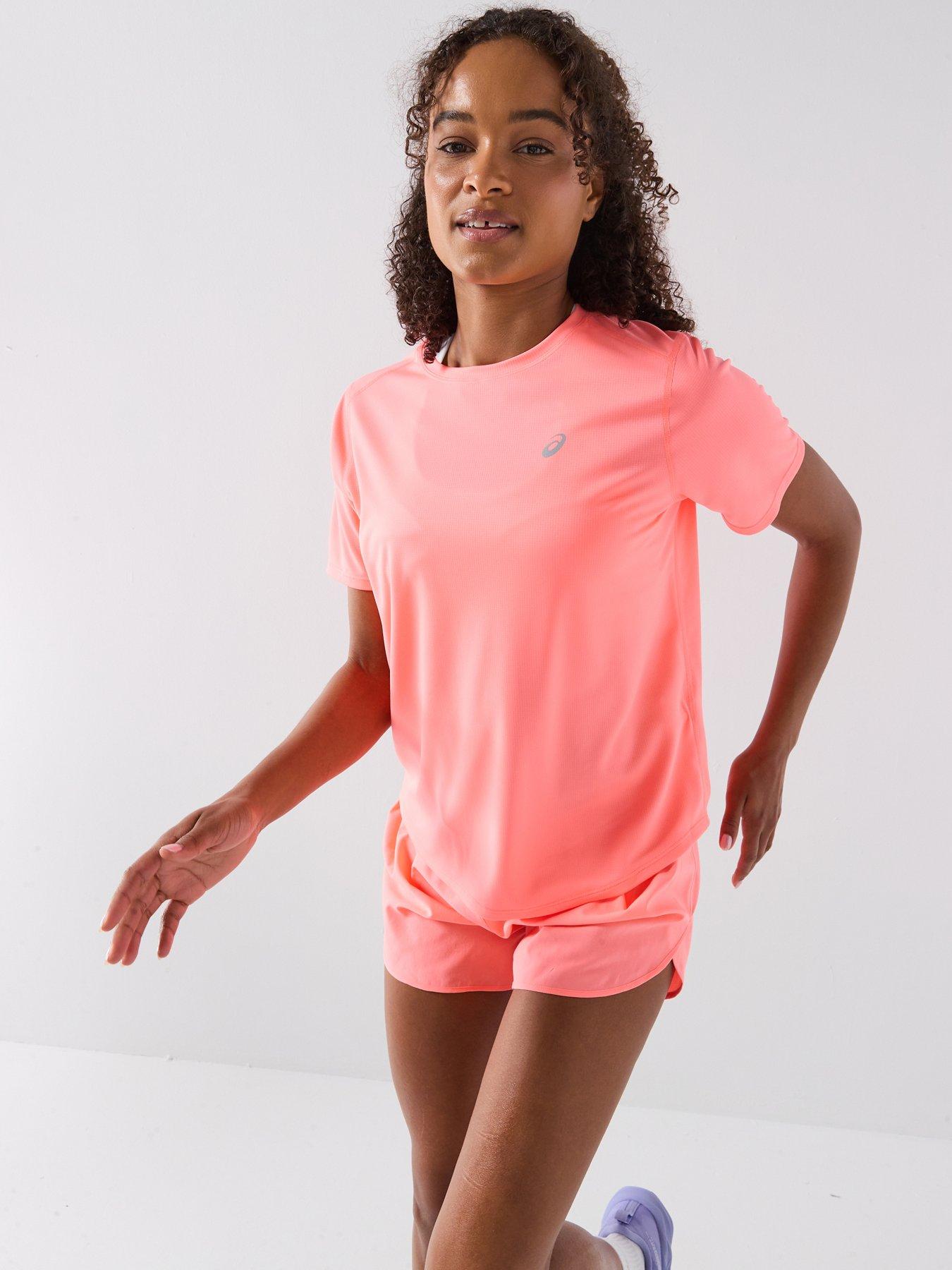 Image 1 of 6 of Asics Womens Running Core T-Shirt - Pink