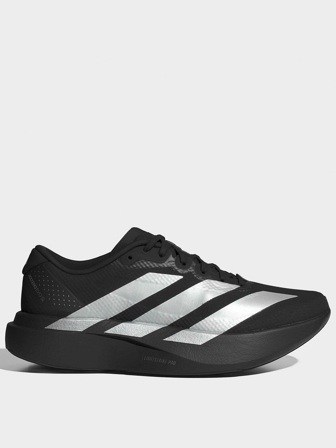 adidas Womens Running Adizero Evo Sloven Trainers - Black