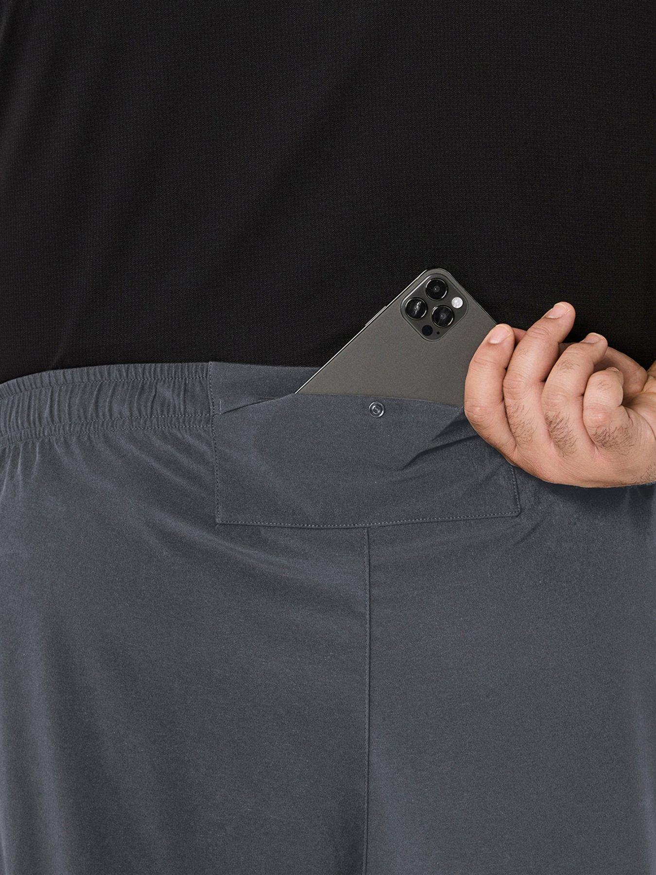 Image 7 of 7 of Asics Mens Running Core Woven Pants - Grey