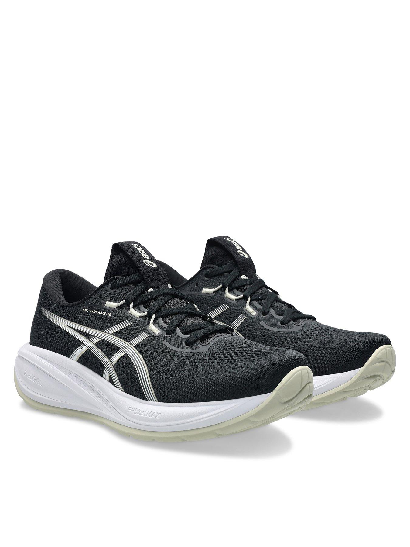 Image 2 of 7 of Asics Womens Running Gel-Cumulus 28 Trainers - Black/White