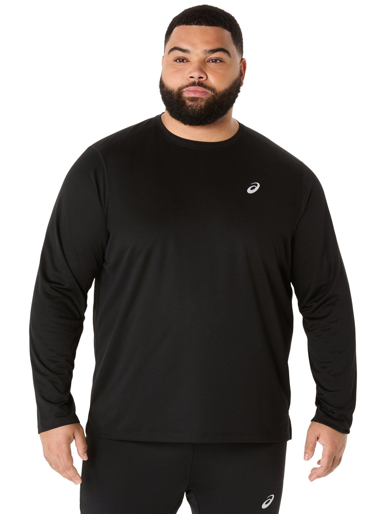 Image 1 of 5 of Asics Mens Running Core Long Sleeve T-Shirt- Black