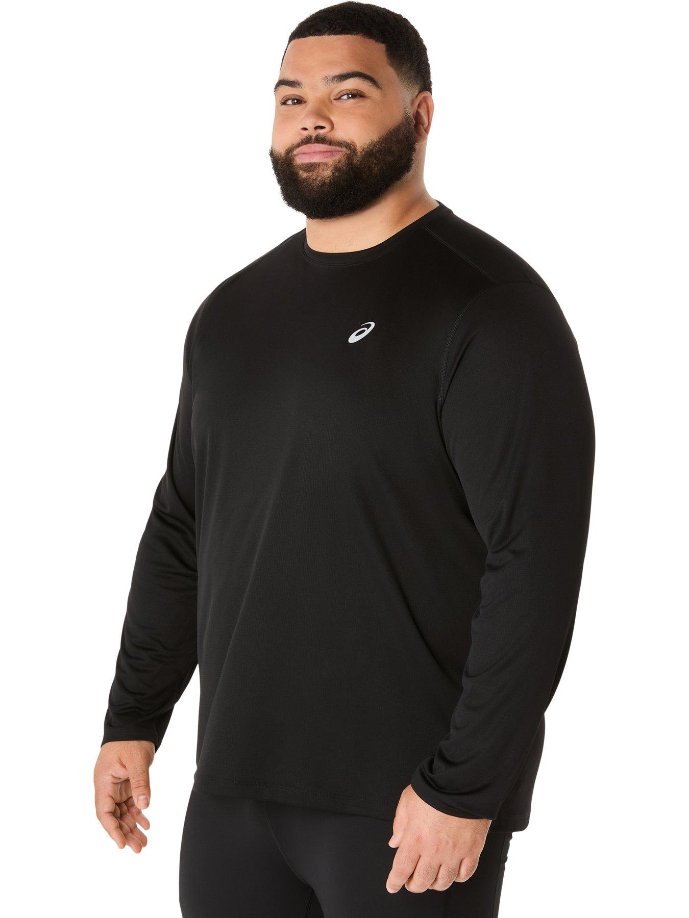 Image 4 of 5 of Asics Mens Running Core Long Sleeve T-Shirt- Black