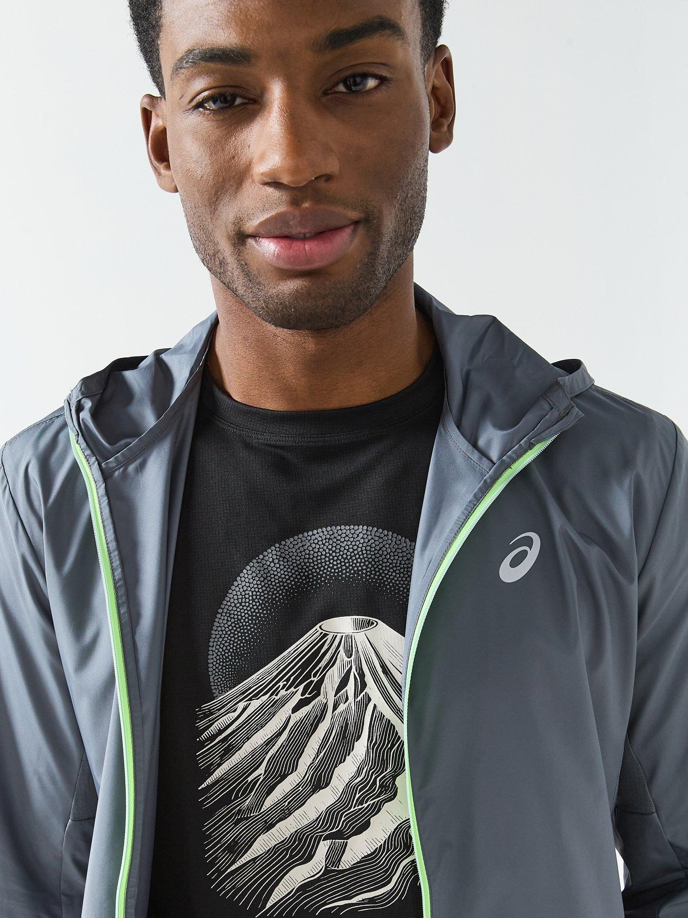 Image 4 of 6 of Asics Mens Running Core Jacket - Grey