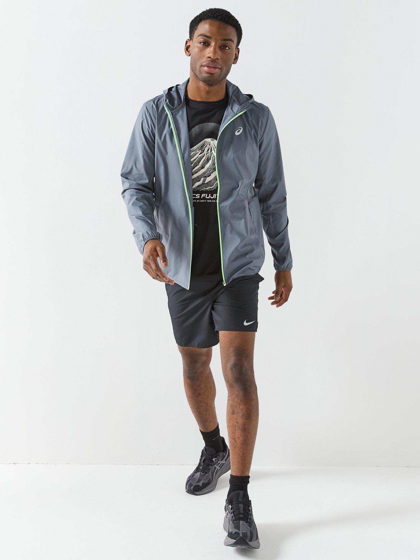 Image 6 of 6 of Asics Mens Running Core Jacket - Grey