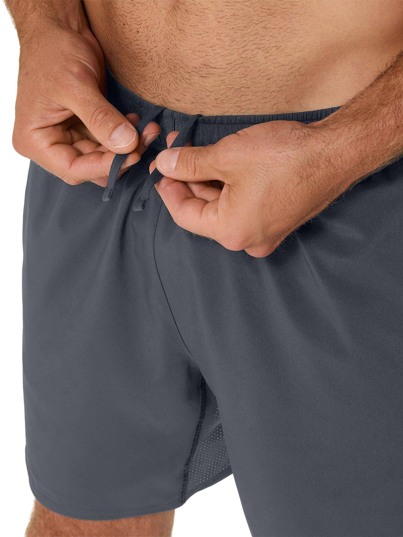 Image 6 of 6 of Asics Mens Running Core 7Inch Shorts- Grey