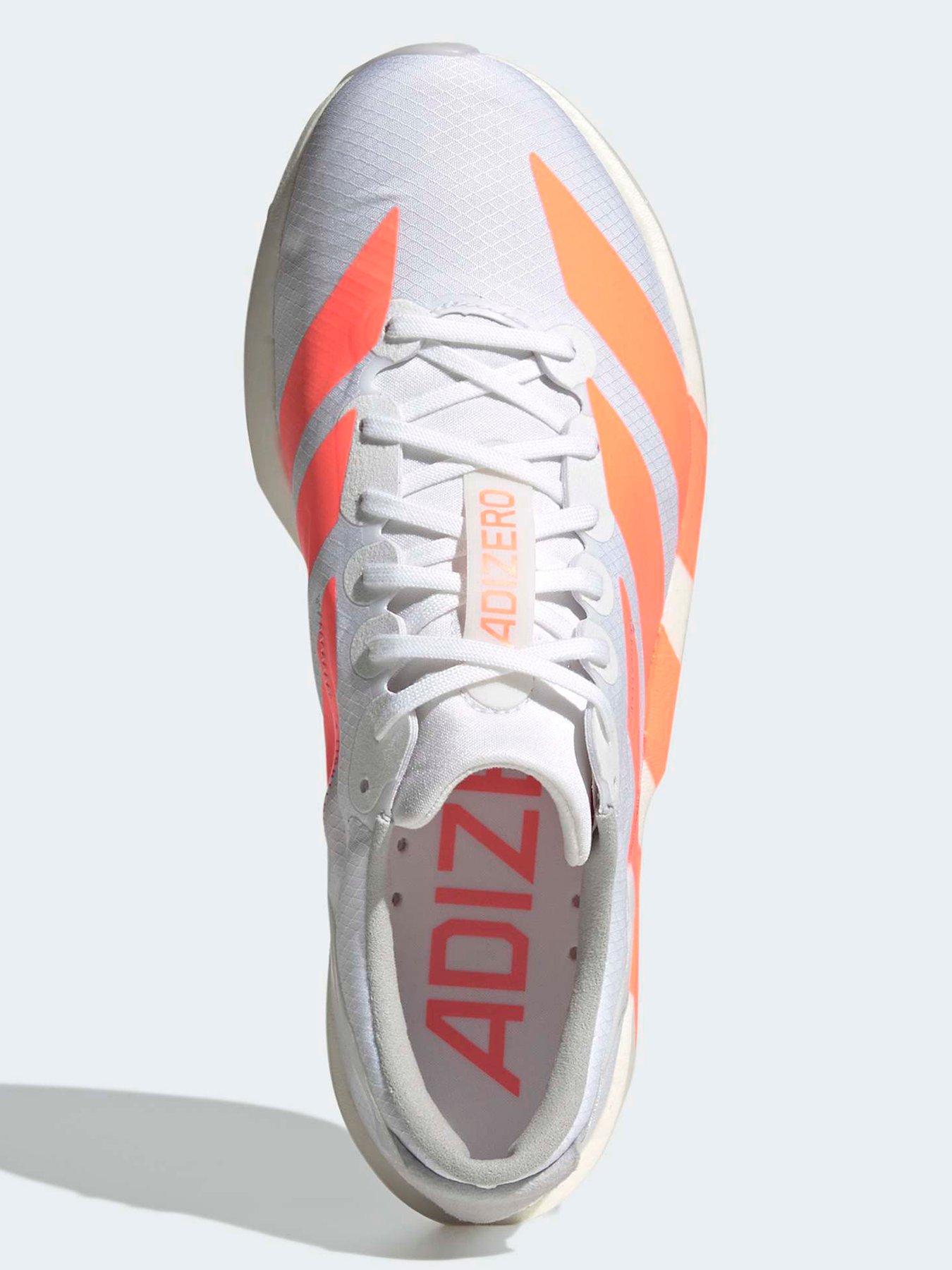 Image 4 of 5 of adidas Womens Running Adizero Adios 9 Trainers - White