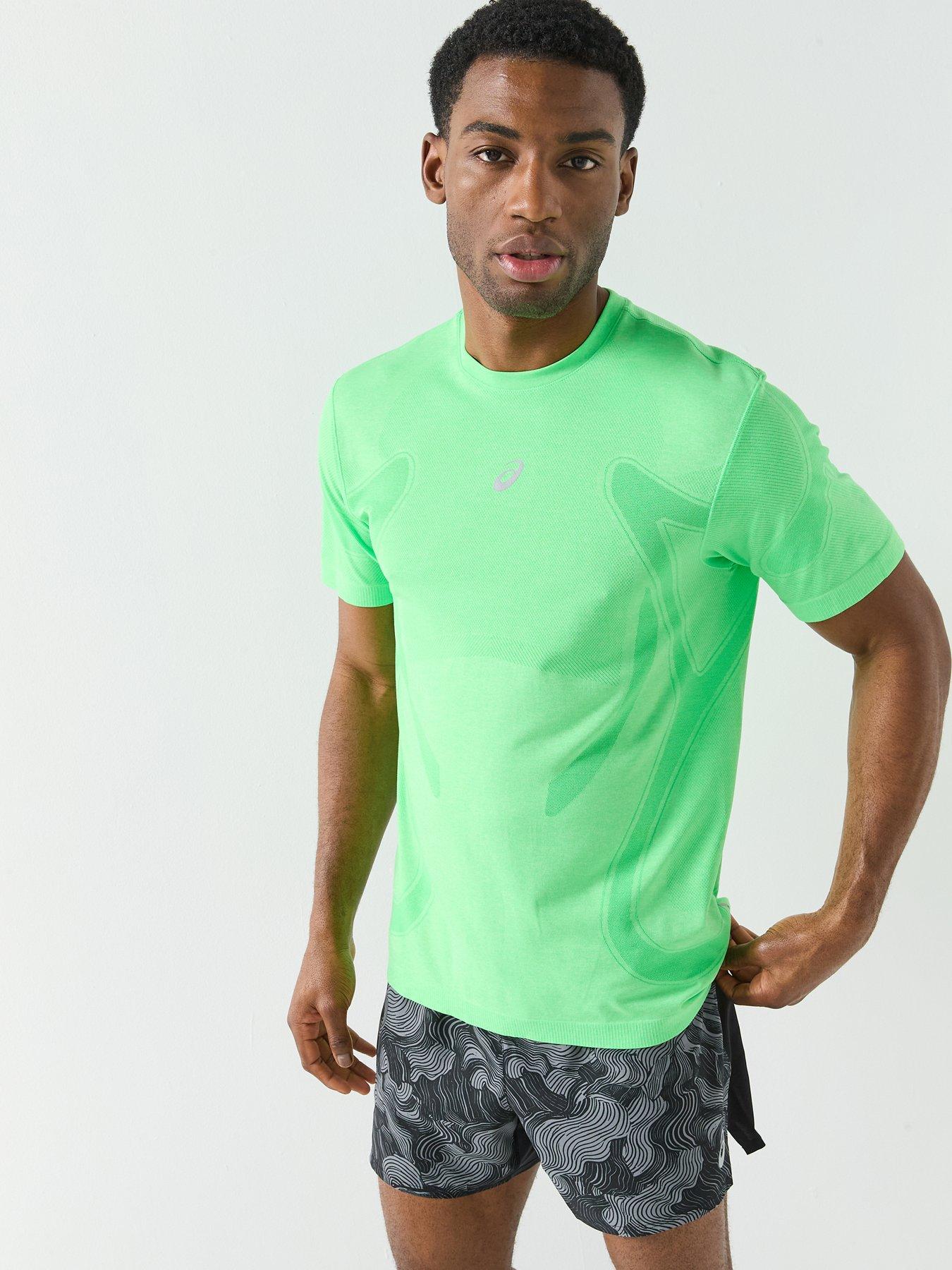 Asics Mens Running Road T-Shirt - Green