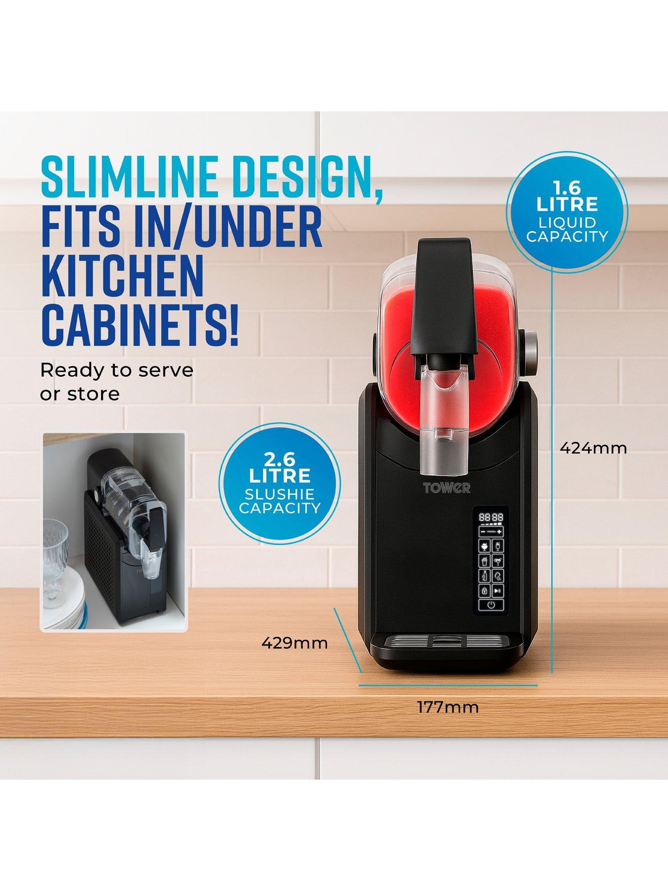 Image 6 of 8 of Tower T19058 Frozen Drink Slushie Maker with Digital Display, 5 Drink Pre-sets and Self-Clean Function, 2.6L Tank Capacity, 220W, Black