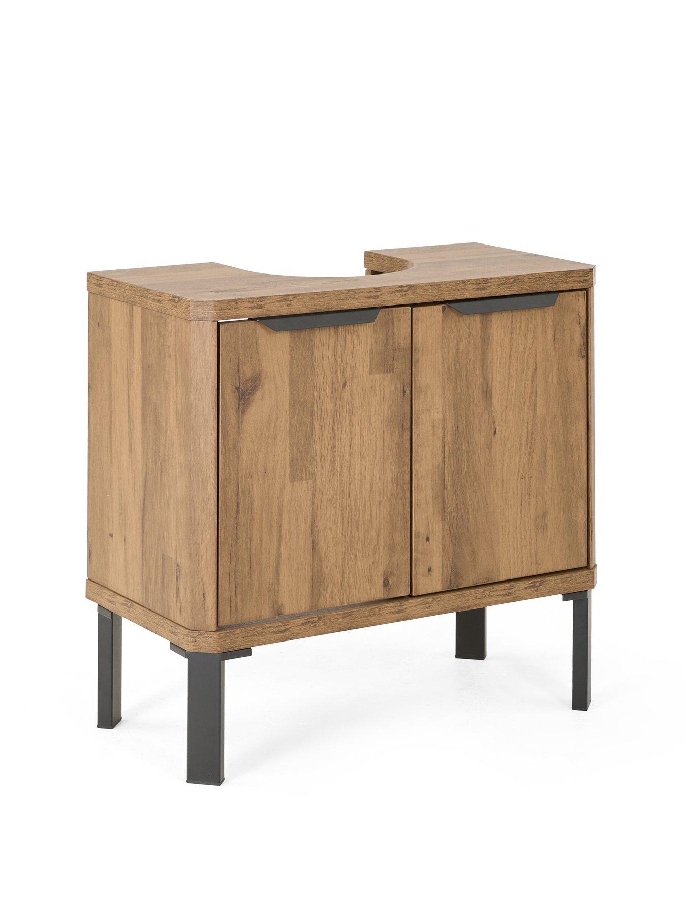 Image 3 of 7 of The Very Collection Harlem Under Sink Cabinet - Mid Oak&nbsp;- FSC&reg; Certified
