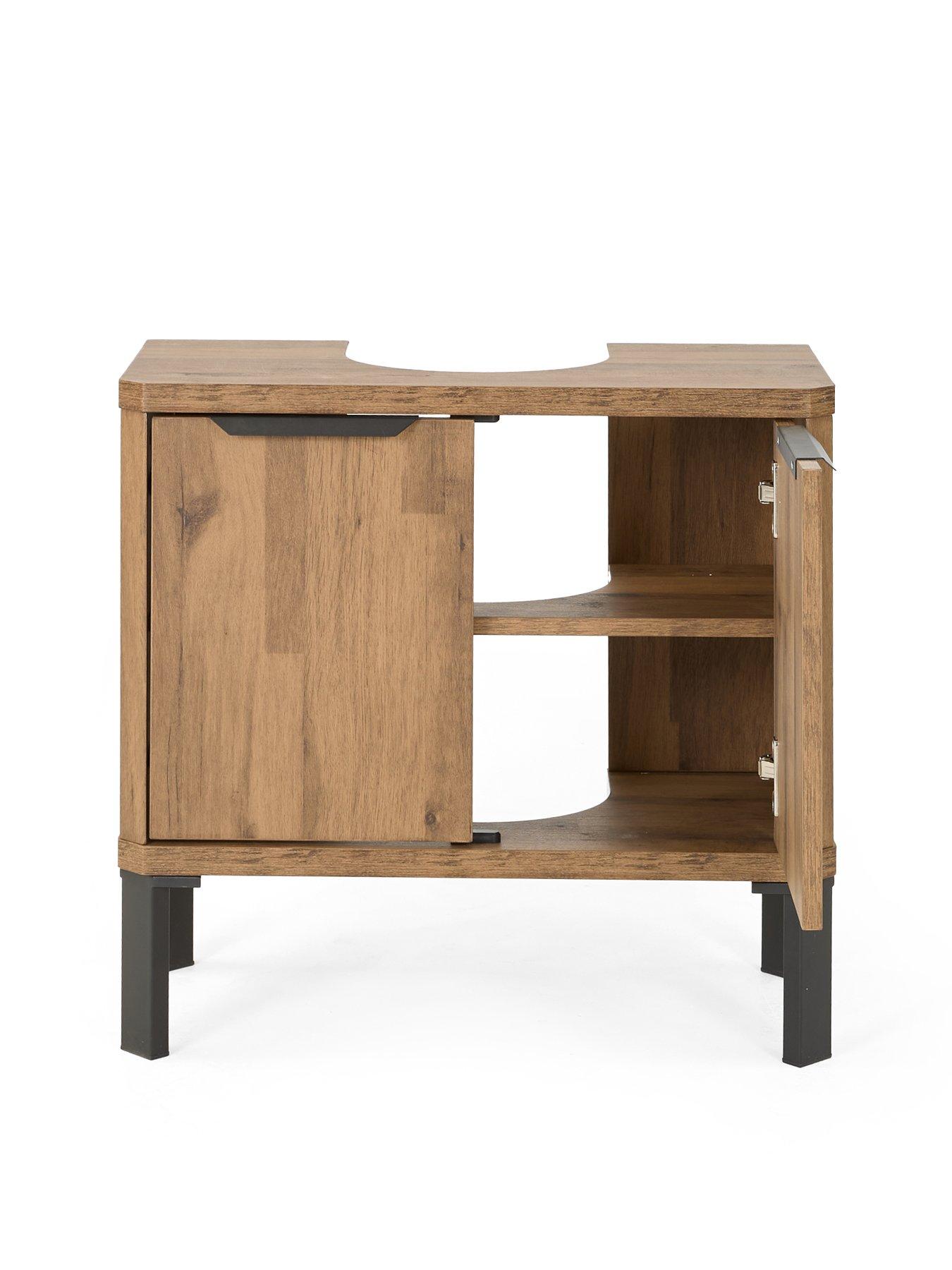 Image 4 of 7 of The Very Collection Harlem Under Sink Cabinet - Mid Oak&nbsp;- FSC&reg; Certified