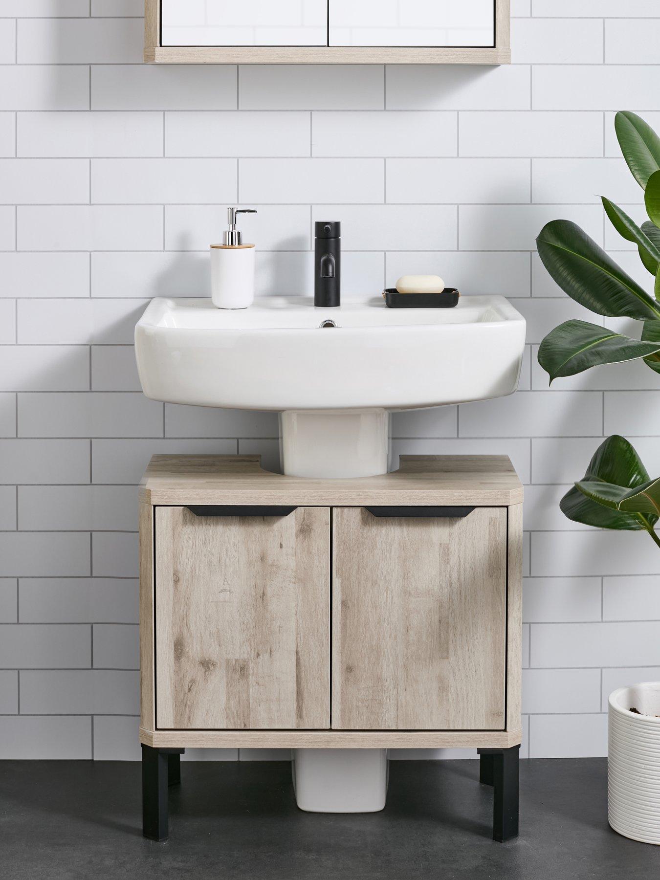 The Very Collection Harlem Under Sink Cabinet - Grey Oak - FSC® Certified