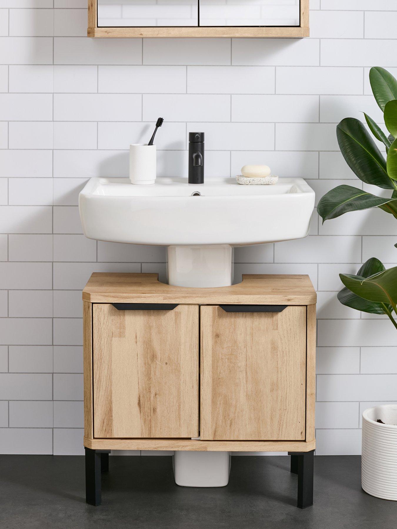 The Very Collection Harlem Under Sink Cabinet - Light Oak - FSC® Certified